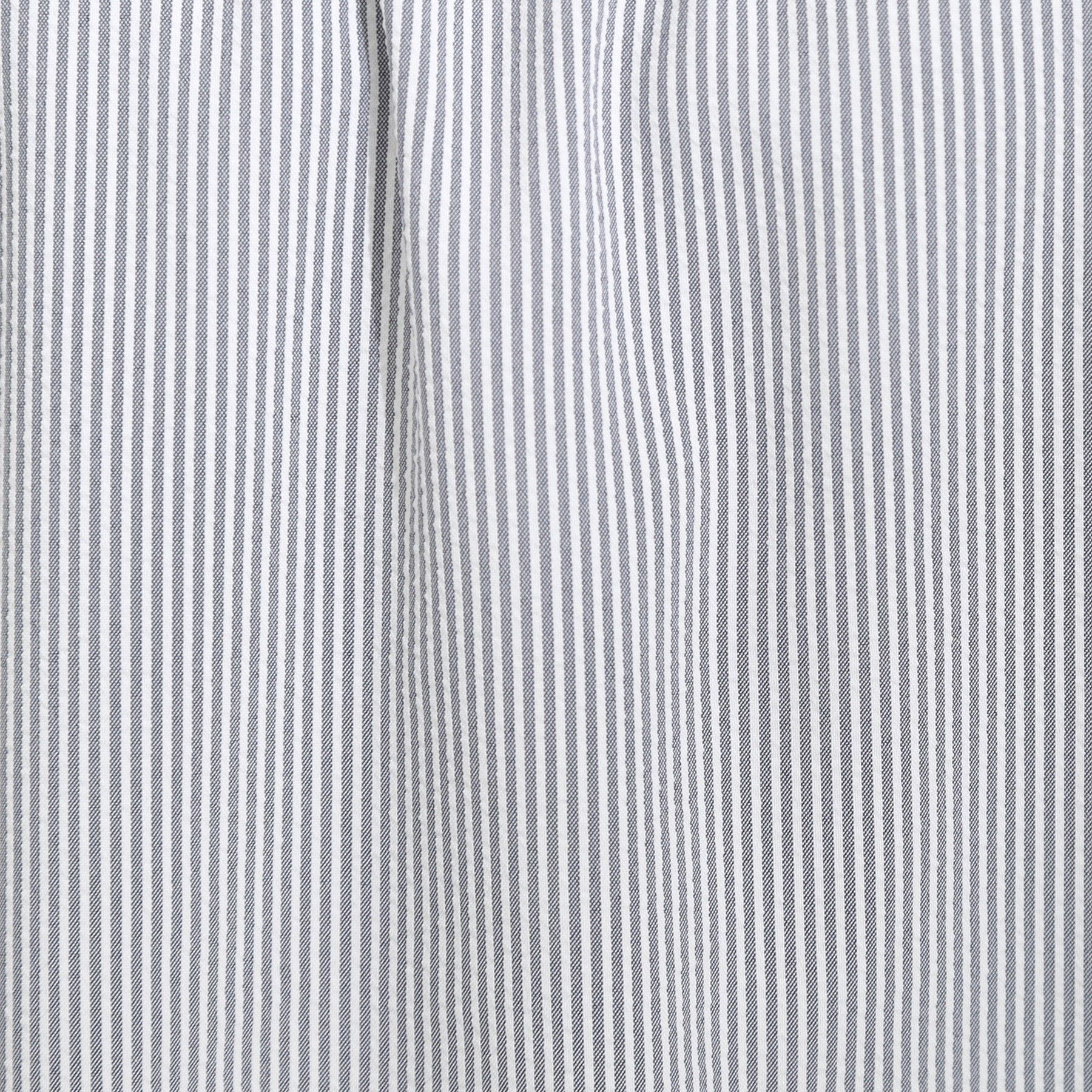 SHOO･LA･RUE「【S-LL/ひんやり/体型カバー】サッカーストライプ Aラインチュニックブラウス」|チュニック|