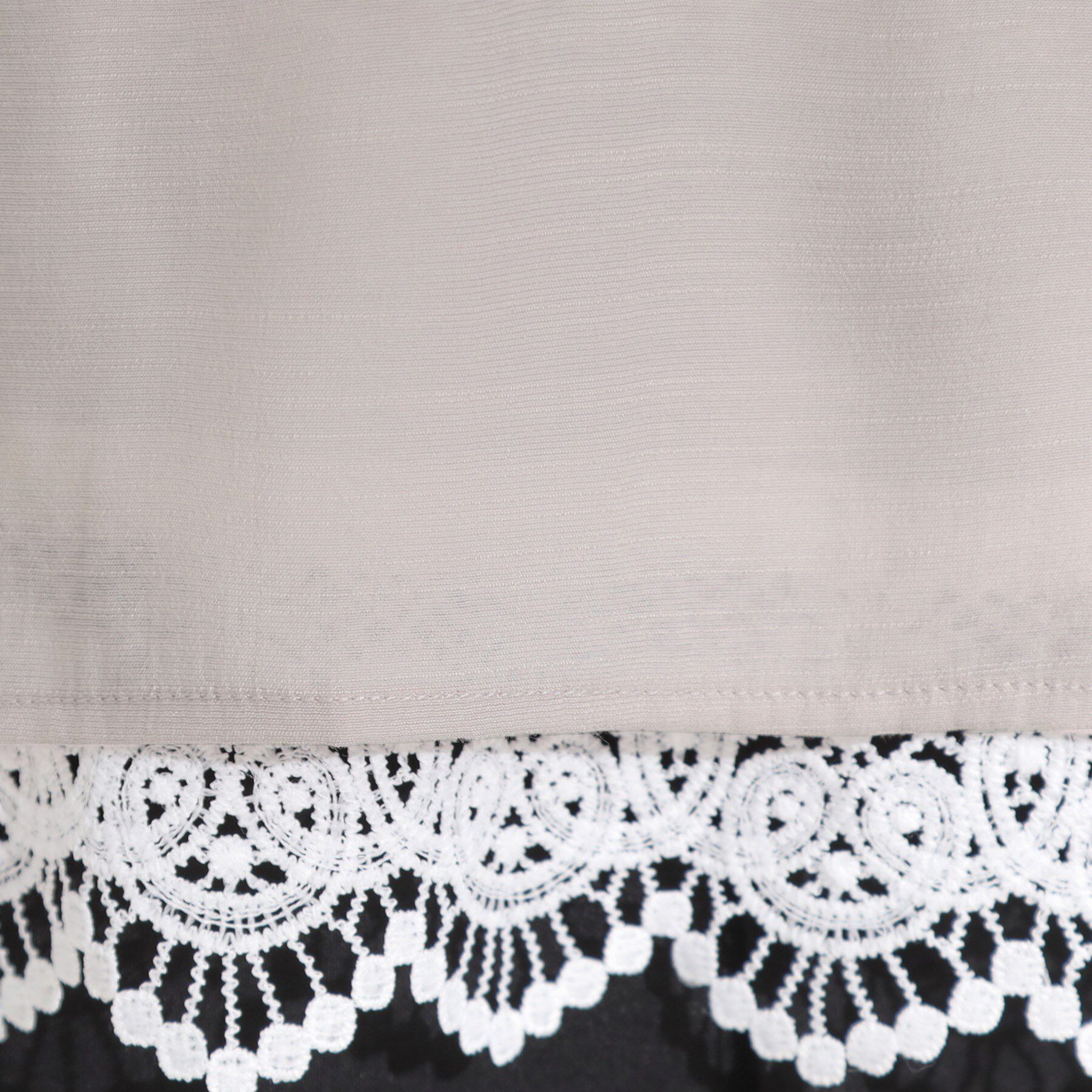 SHOO･LA･RUE「【S-LL】１枚でコーデが決まる スラブドッキングトップス」|Tシャツ・カットソー|