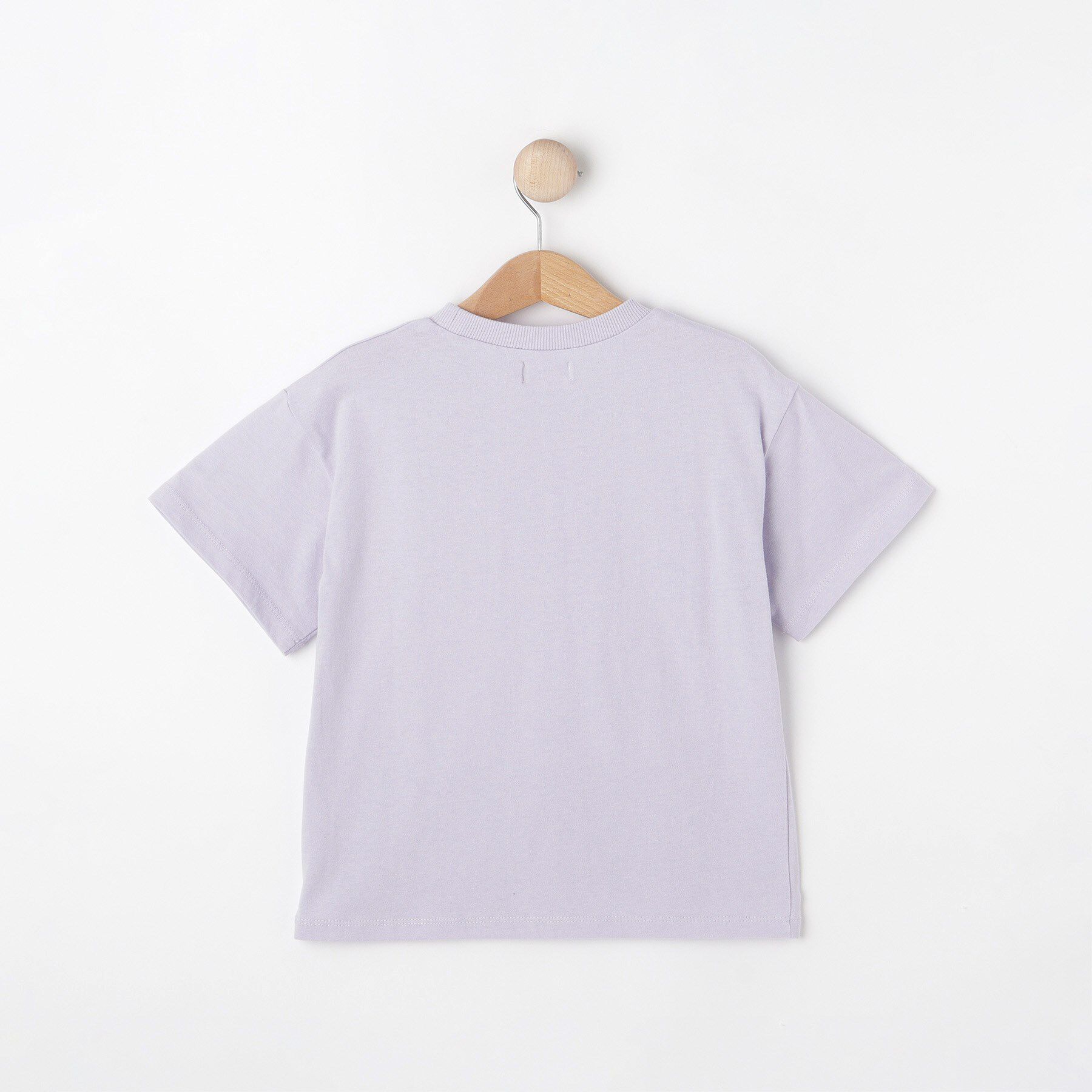 SHOO･LA･RUE「【100-150cm】刺繍ロゴ転写プリントGIRLSTシャツ」|Tシャツ・カットソー|