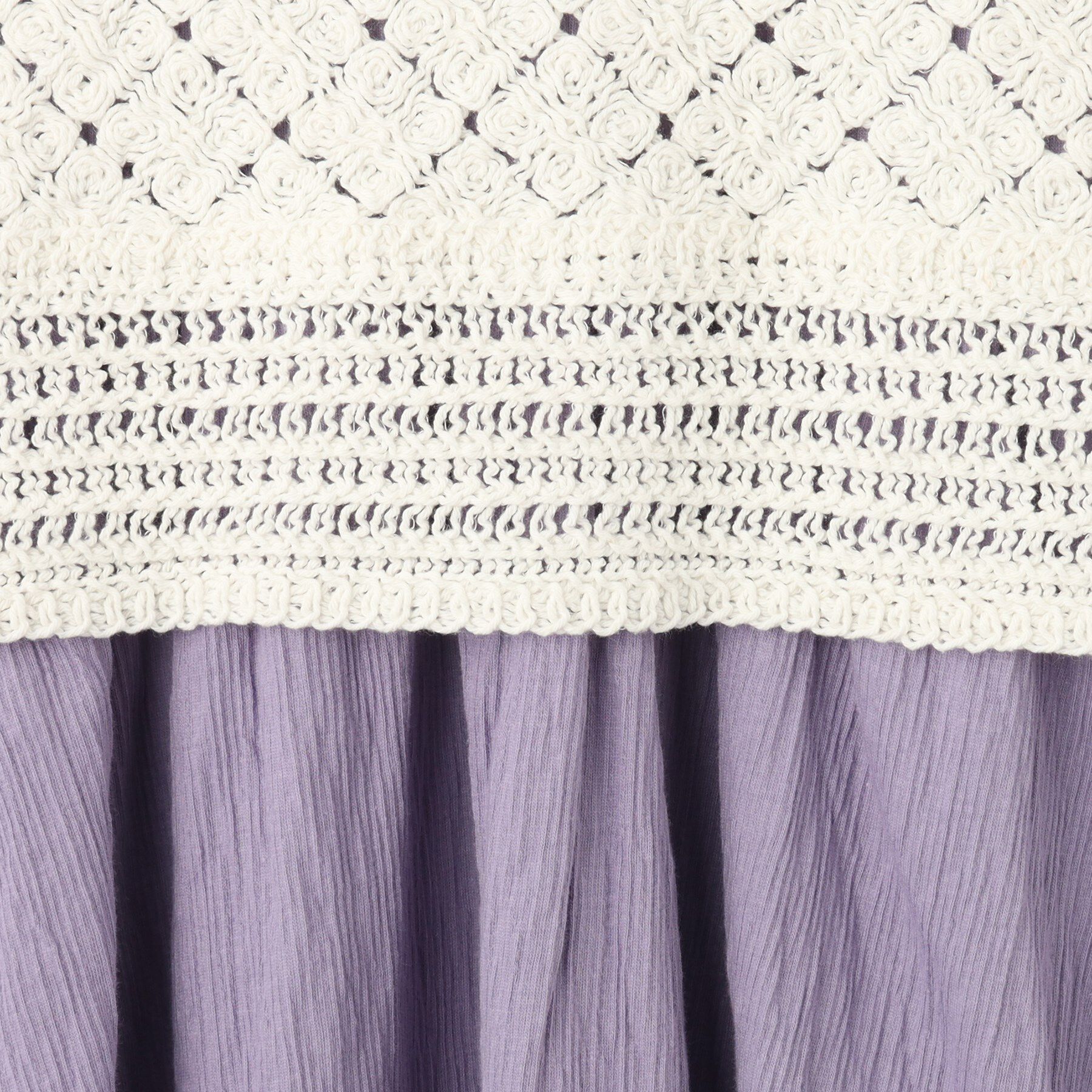 SHOO･LA･RUE「【2点セット】カギ編みベスト＋チュニックセット」|チュニック|