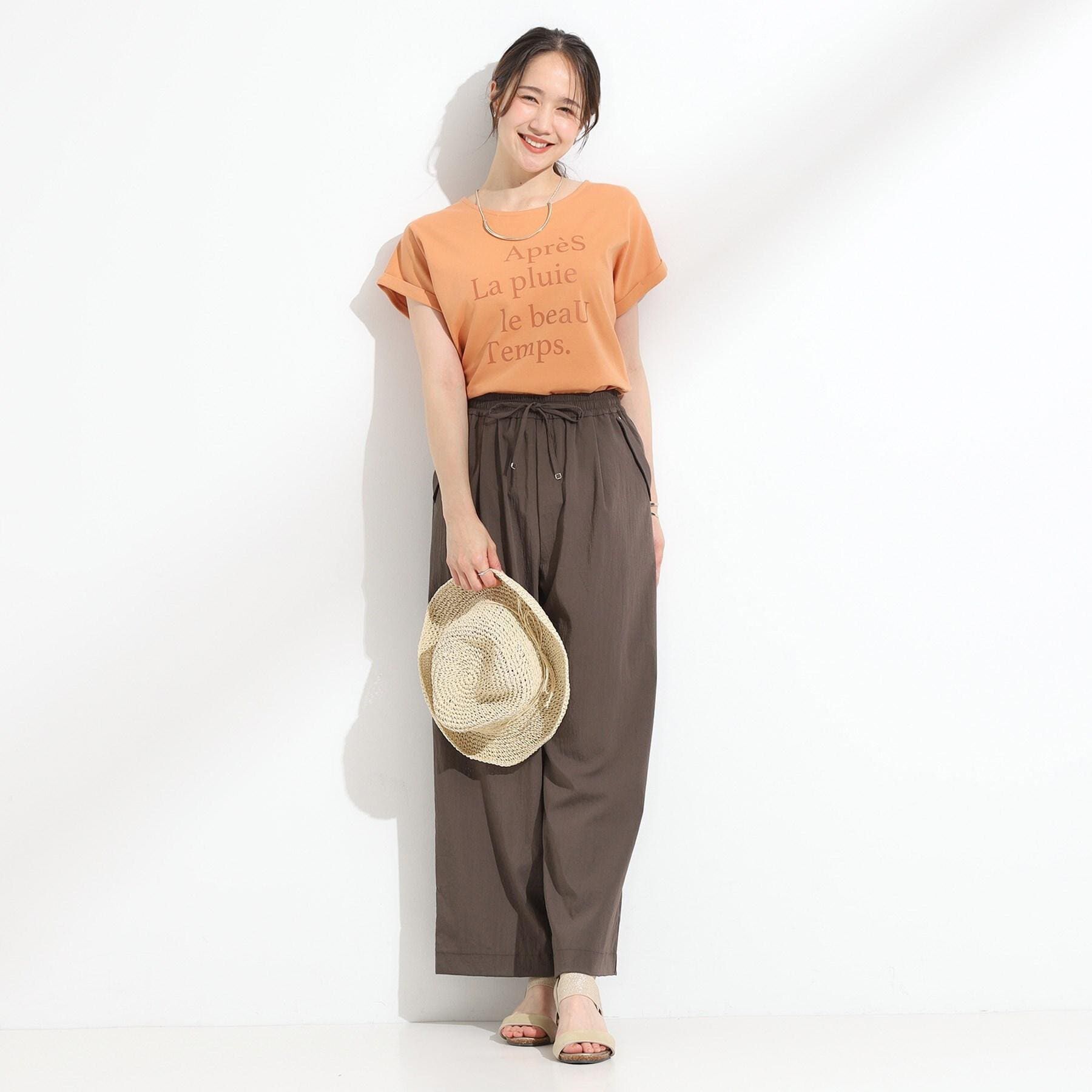 SHOO･LA･RUE「【着丈選べる】触れる度ひんやり ゆるきれい イージーワイドパンツ」|その他|