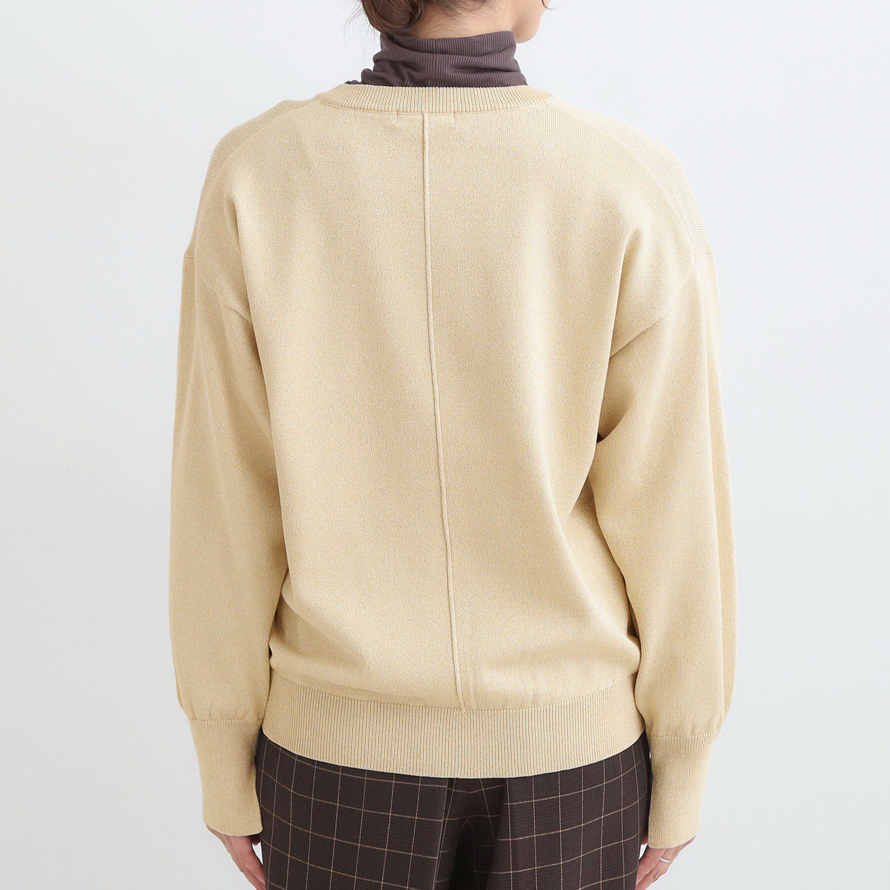 SHOO･LA･RUE「【洗える/S-LL/アンサンブル可】大人フェミニン さらっとタッチのニットカーディガン」|カーディガン|