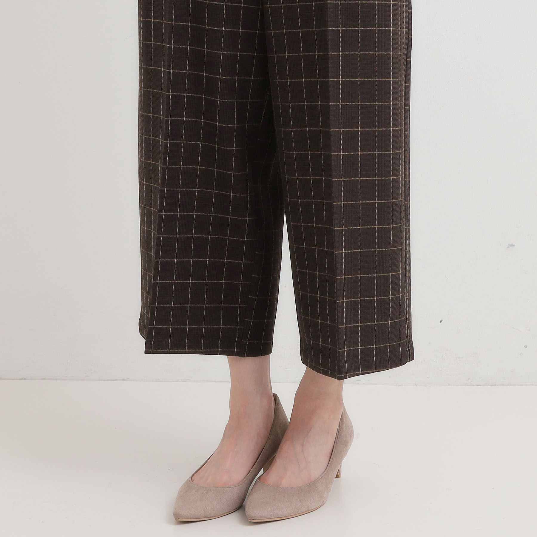 SHOO･LA･RUE「【着丈選べる】大人のきれいめスタイルに ウールフィール ワイドパンツ」|その他|