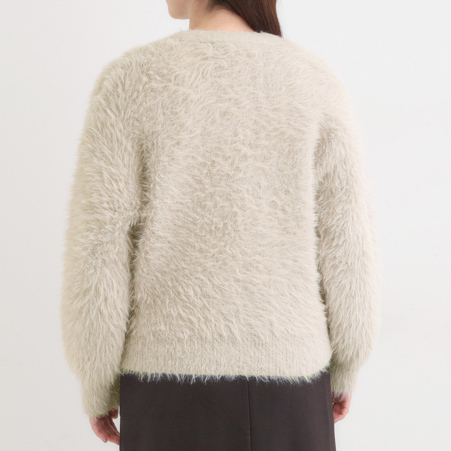 SHOO･LA･RUE「フェザーVネックカーディガン」|カーディガン|