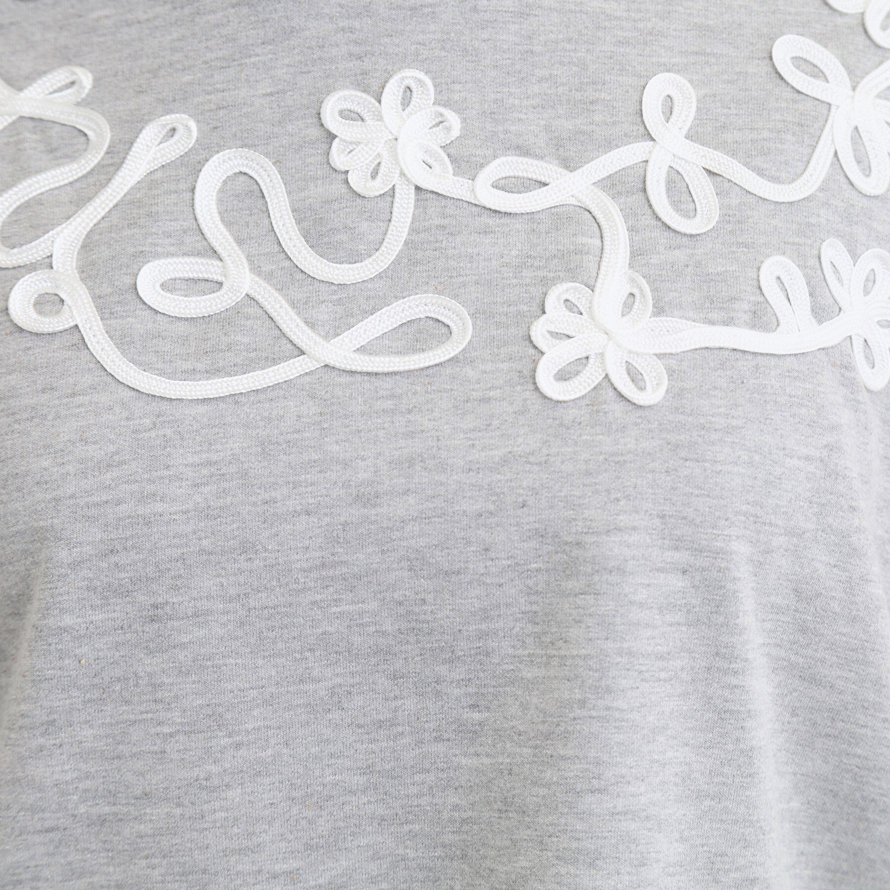 SHOO･LA･RUE「コード刺繍ミニ裏毛トップス」|Tシャツ・カットソー|