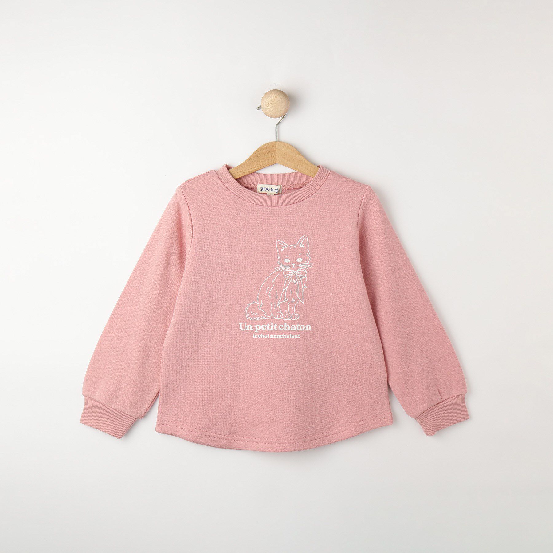 SHOO･LA･RUE「【100-150cm/裏起毛】Aライン アソートスウェット」|その他|ライトピンク(070