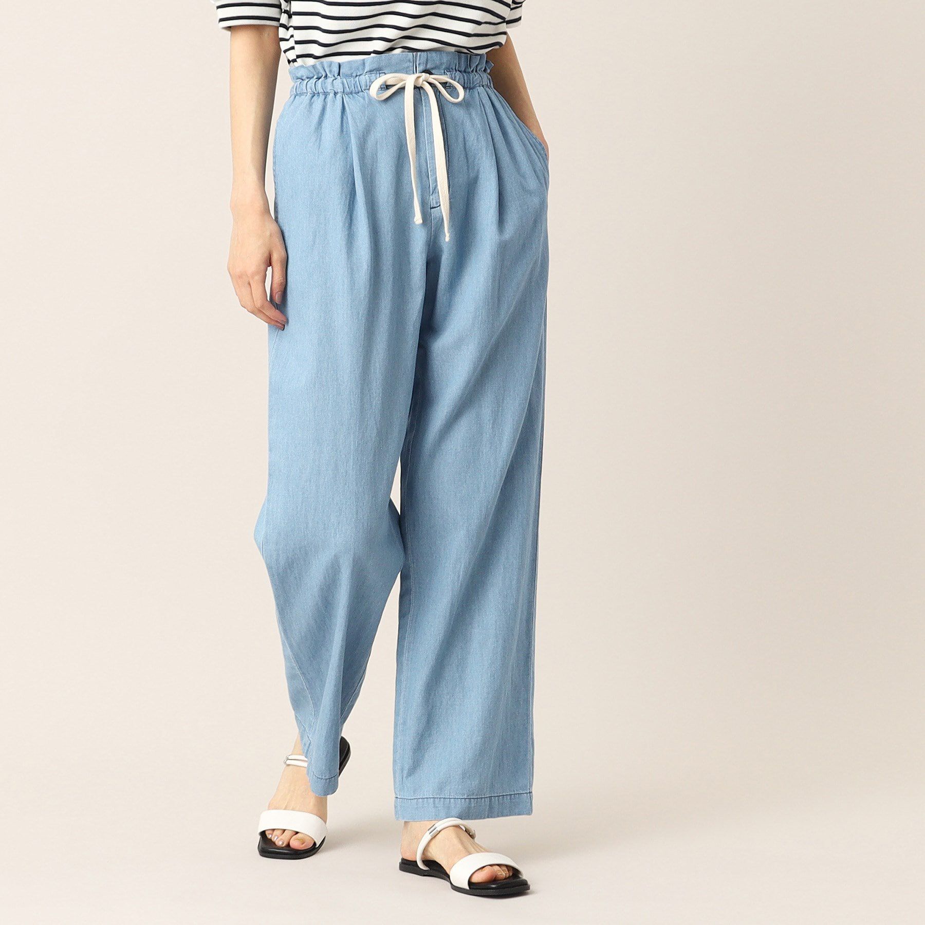 Dessin「【洗える】リラックスデニムパンツ（XS～L）」|デニム|