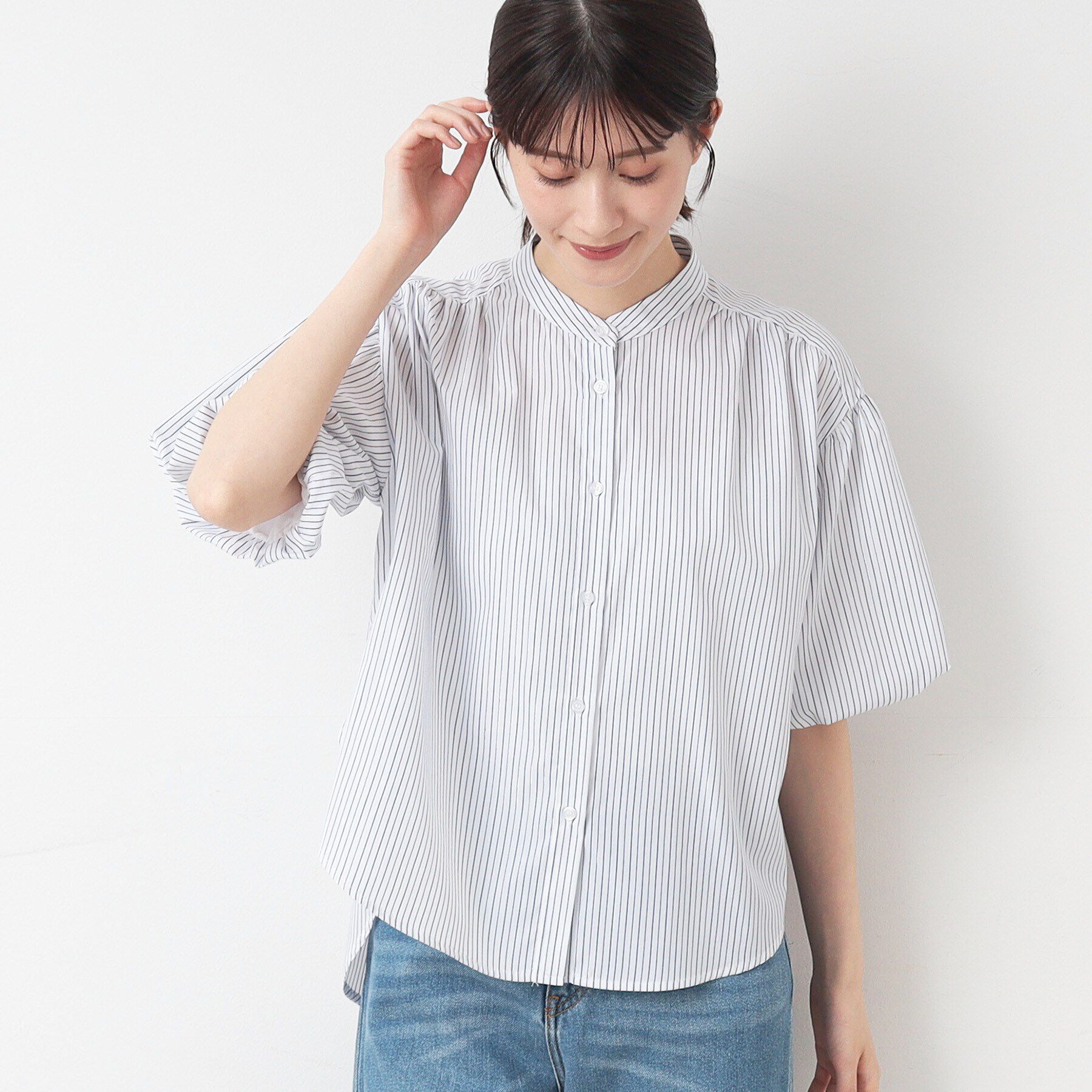 Dessin「【洗える】バルーンスリーブブラウス」|シャツ・ブラウス|