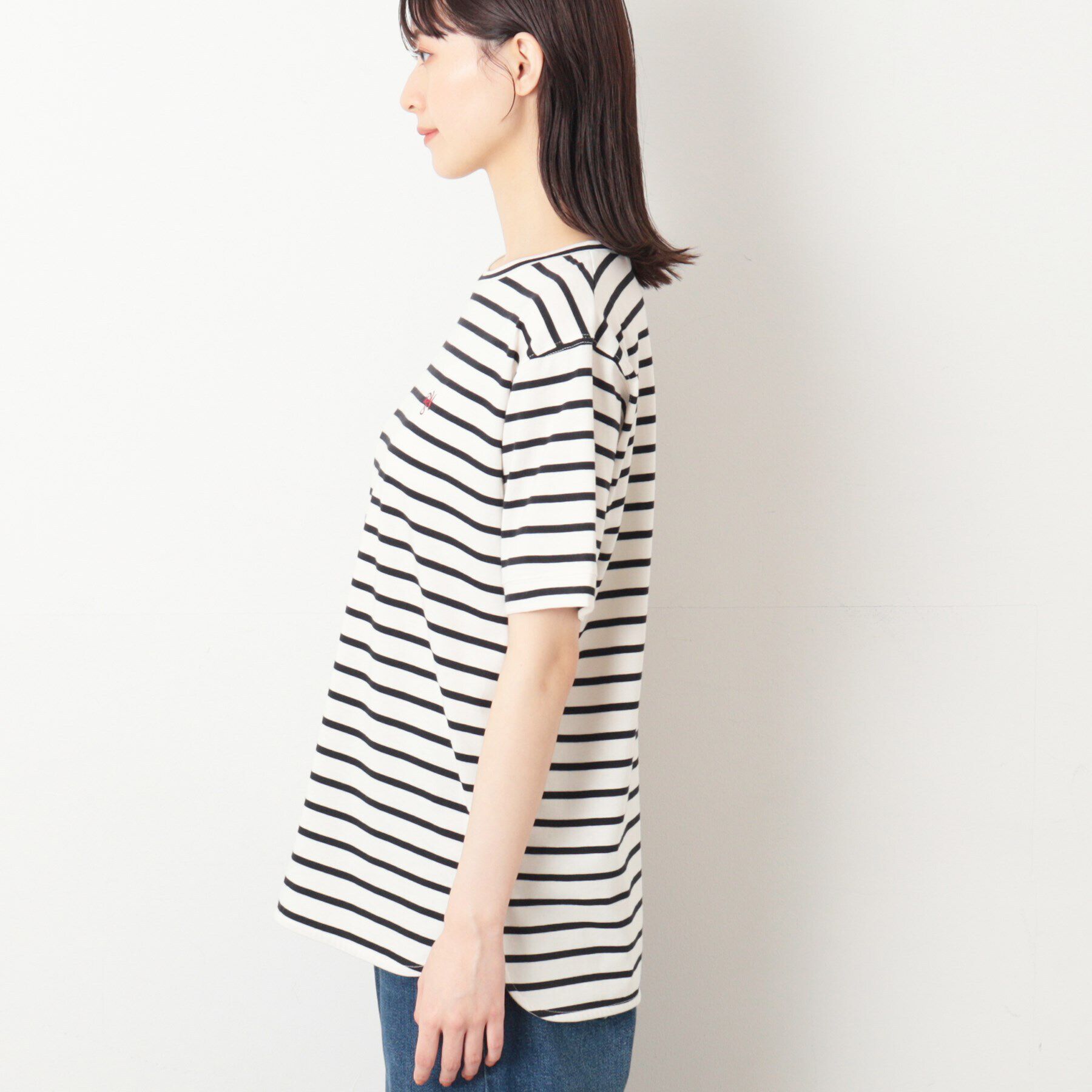 Dessin「【レイヤード・一枚着・プチプラ】シャツテールTシャツ（XS～L）」|Tシャツ・カットソー|