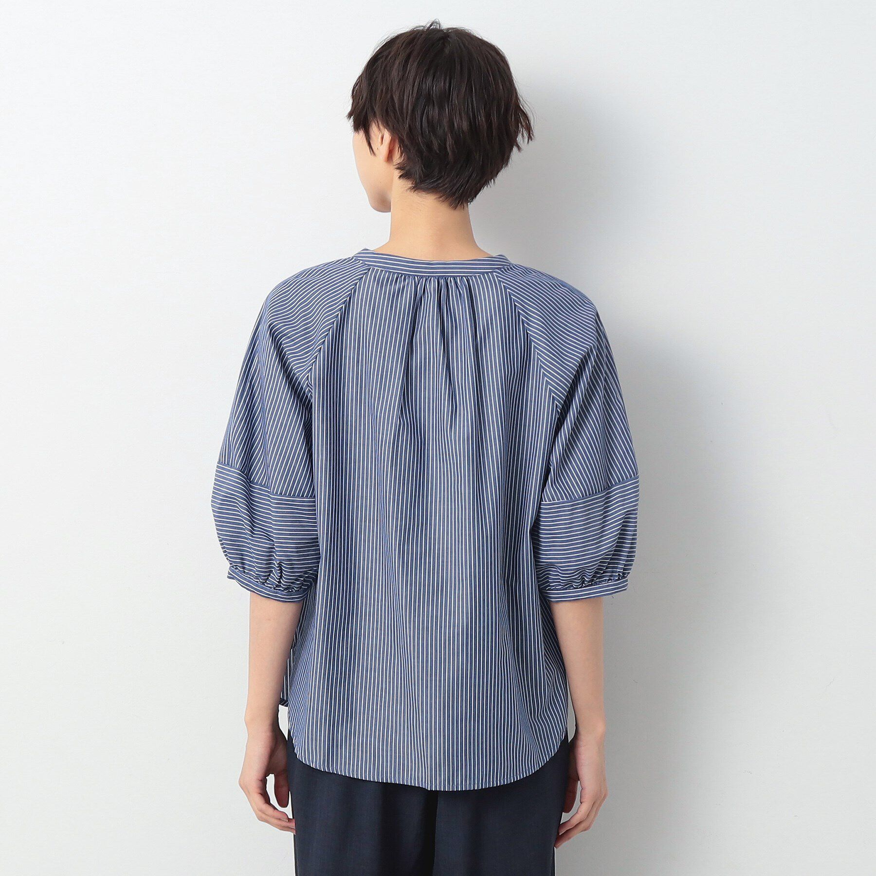 Dessin「【洗える】ランタンスリーブブラウス（XS～L）」|シャツ・ブラウス|