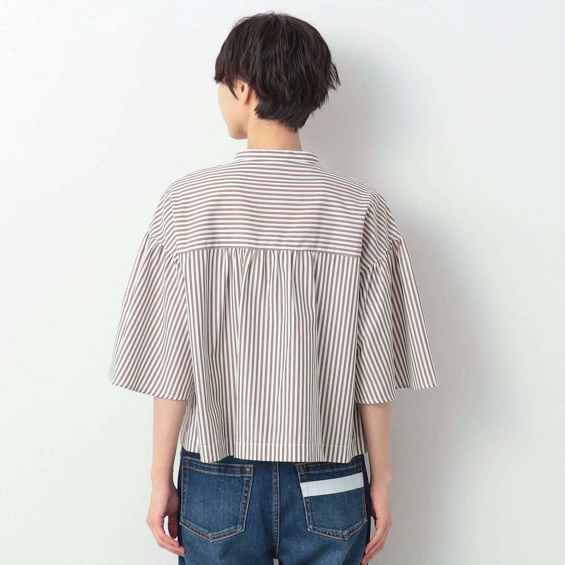 Dessin「【洗える】フレアスリーブブラウス（XS～L）」|シャツ・ブラウス|