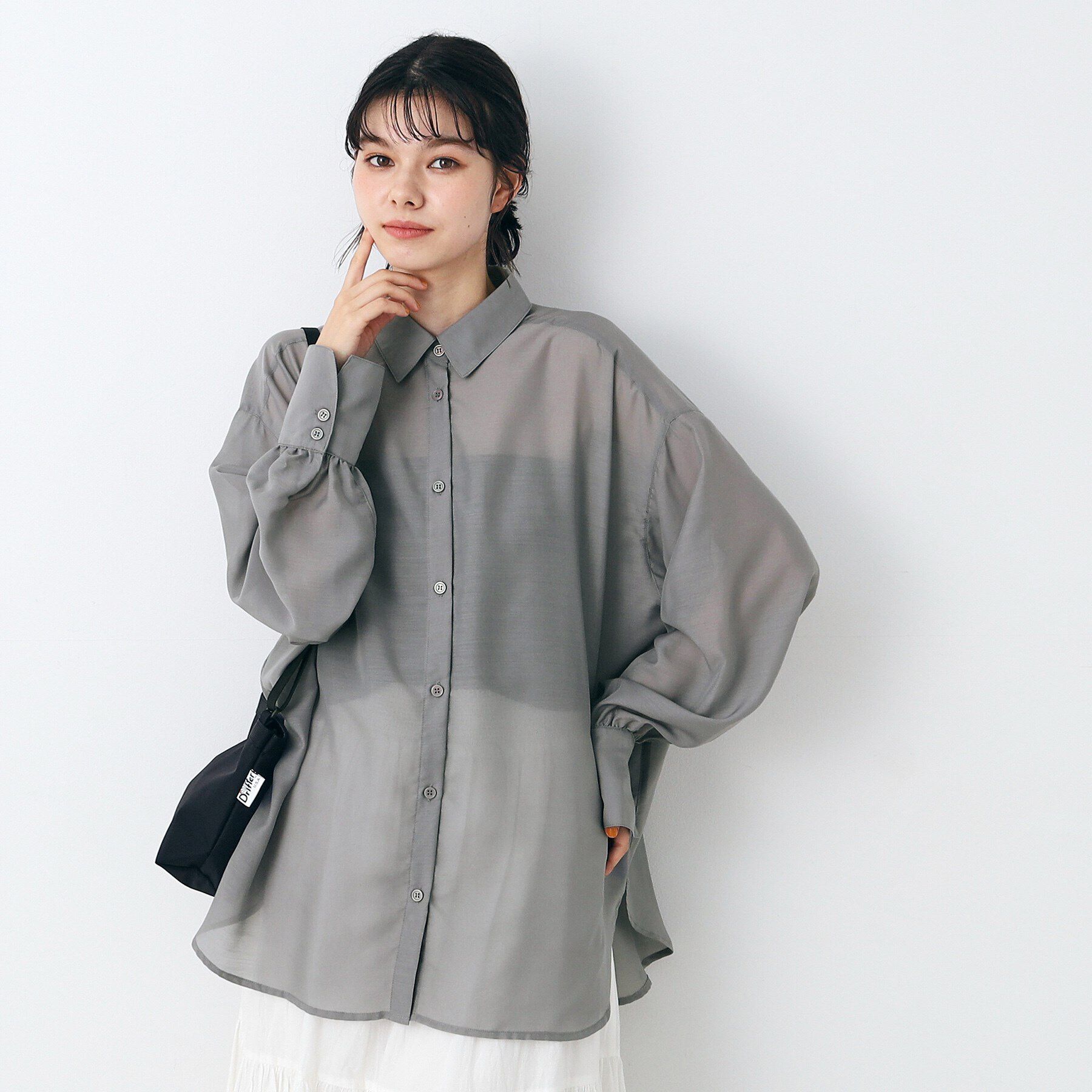 Dessin「シアーオーバーシャツ」|シャツ・ブラウス|