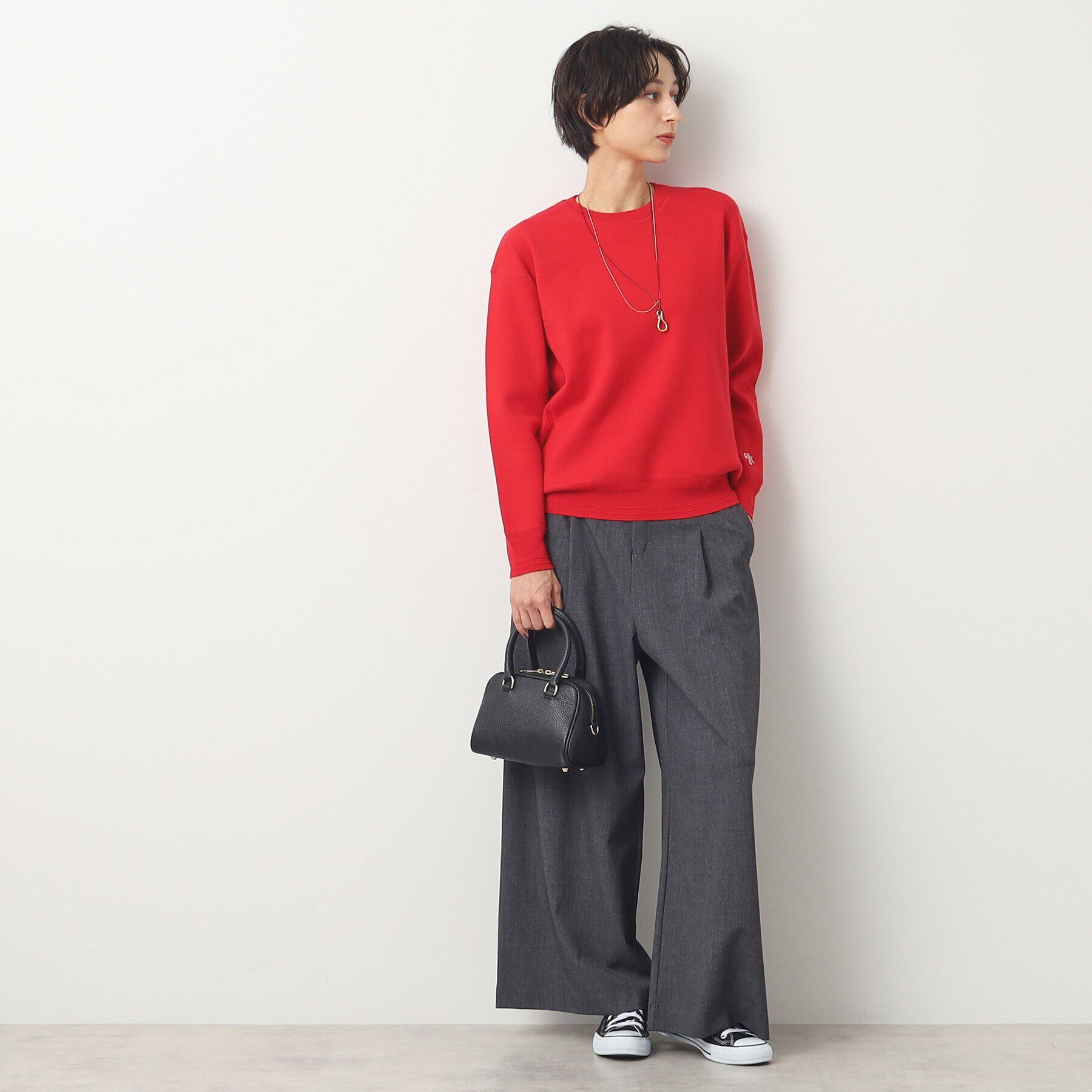 Dessin「【ユニセックス・洗える】コットンカシミヤケーブルニット」|ニット・セーター|