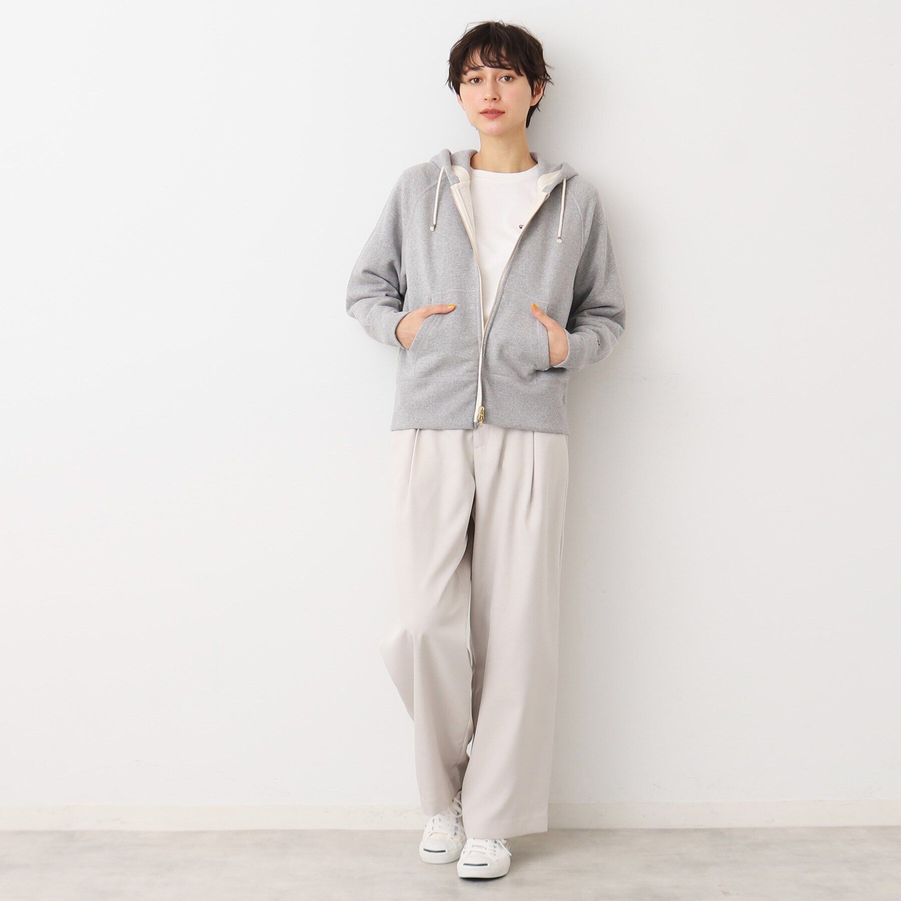 Dessin「【ユニセックス・洗える】吊り裏毛パーカ」|パーカー|