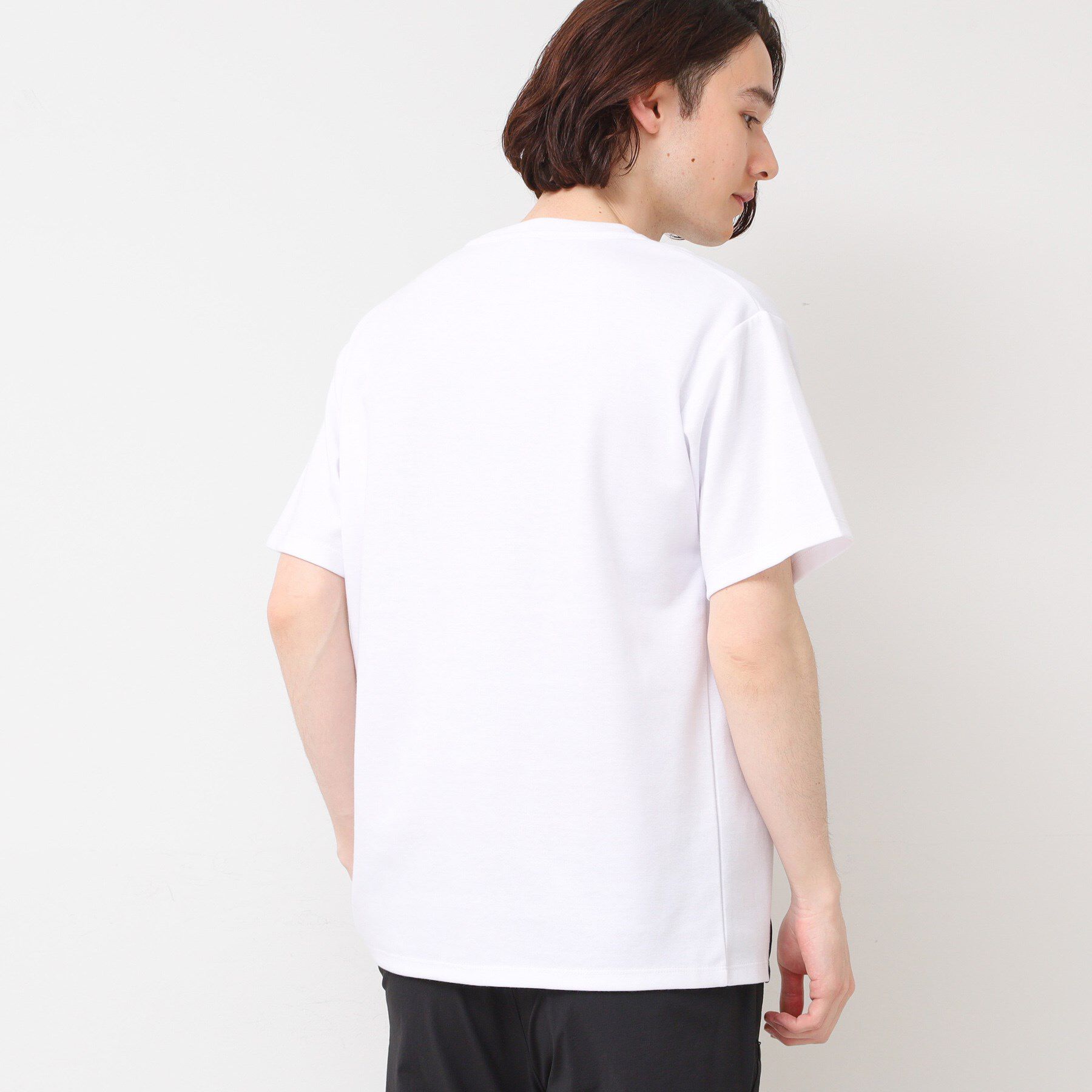 Dessin「【接触冷感・洗える】ラインTシャツ」|Tシャツ・カットソー|