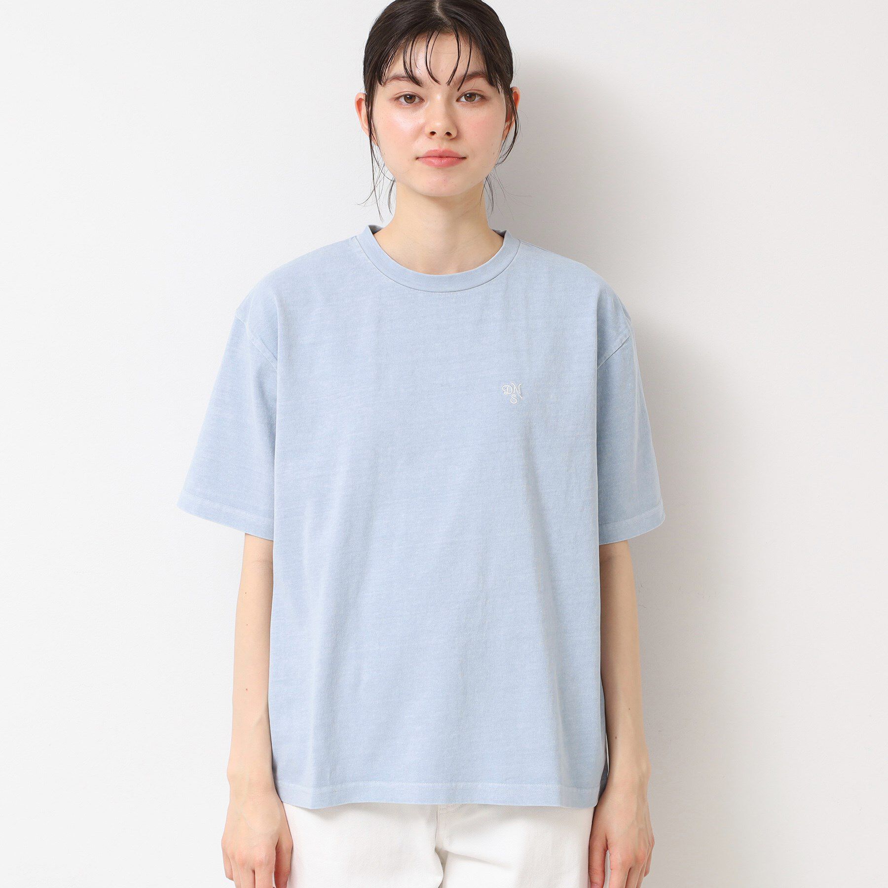 Dessin「【ユニセックス・洗える】ロゴ入りピグメントTシャツ」|Tシャツ・カットソー|