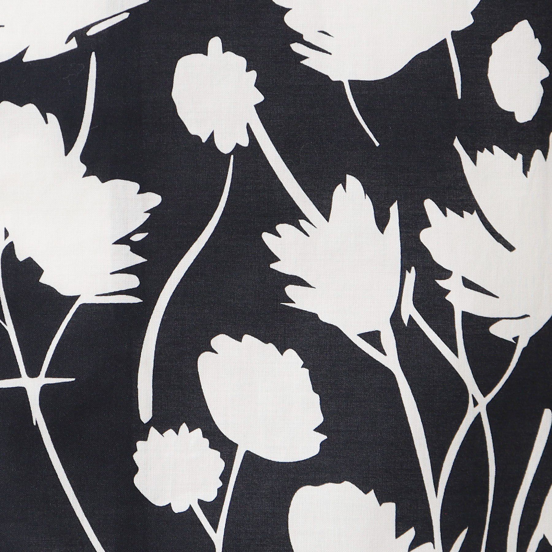 Dessin「【洗える】フラワープリント開襟シャツ」|シャツ・ブラウス|