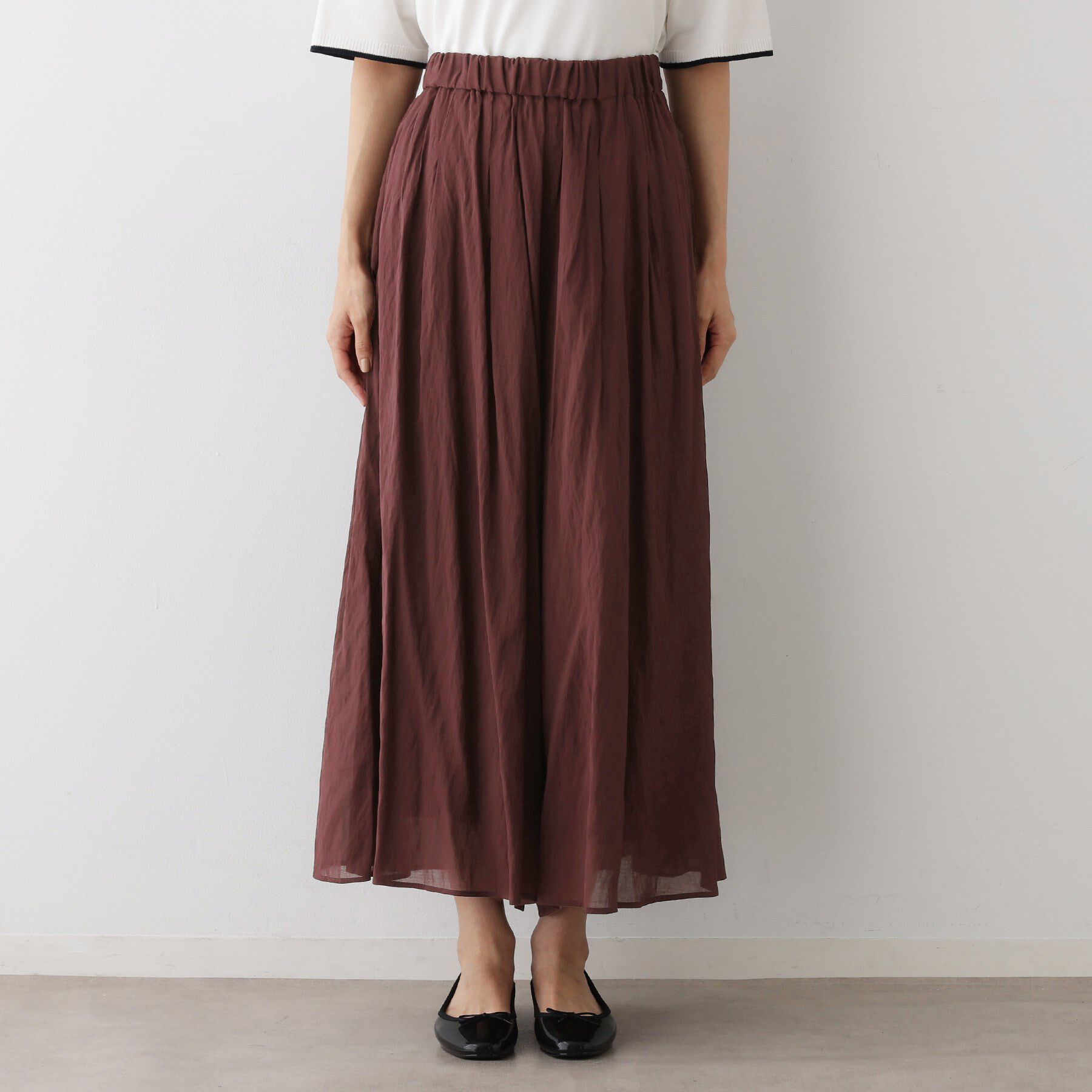 Dessin「【ウエストゴム/洗える】シアーエアリーパンツ」|その他|