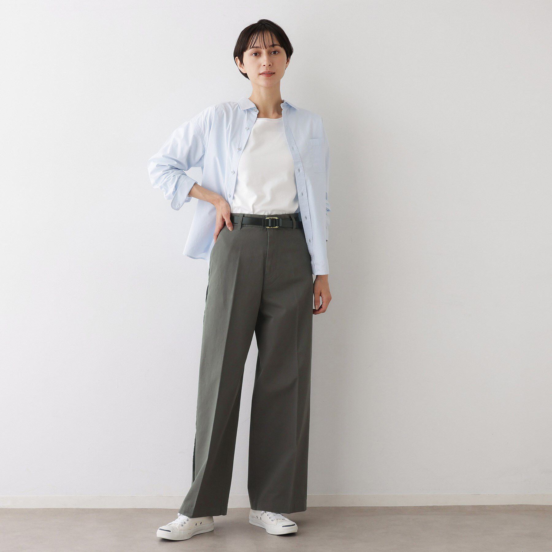 Dessin「【洗える】サイドラインコットンパンツ」|その他|