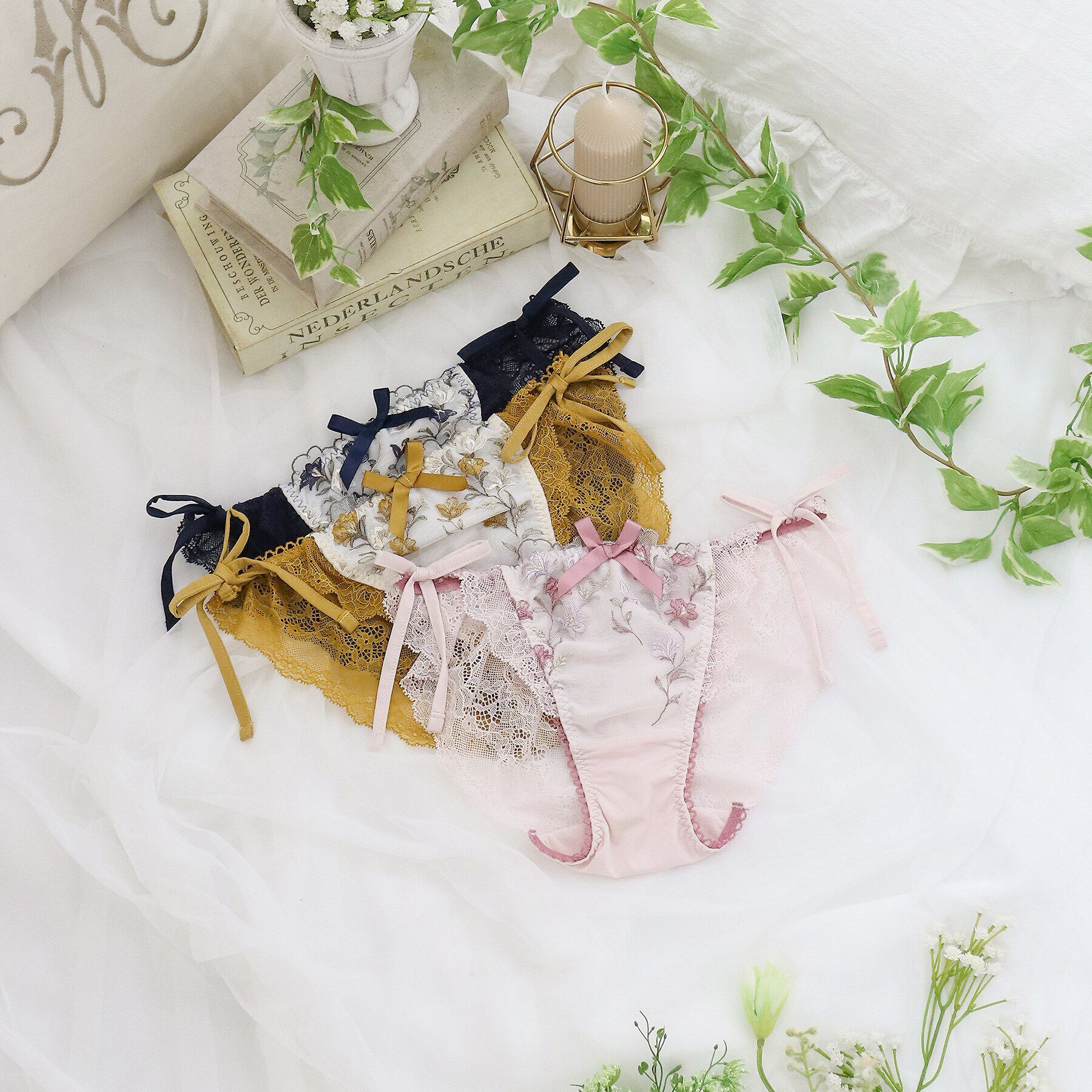 Risa Magli「リュカ リボンショーツ」|インナー|