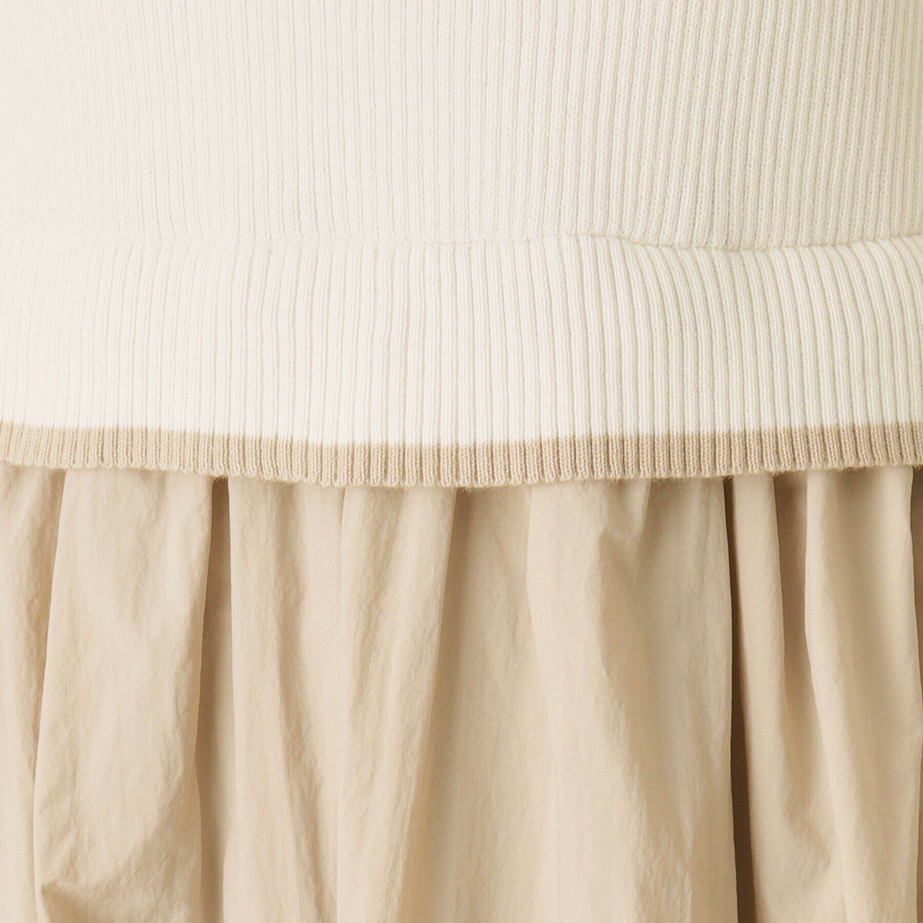 ITS&rsquo;DEMO「【手洗い可／ウエスト総ゴム】ドッキングワンピース」|ワンピース|