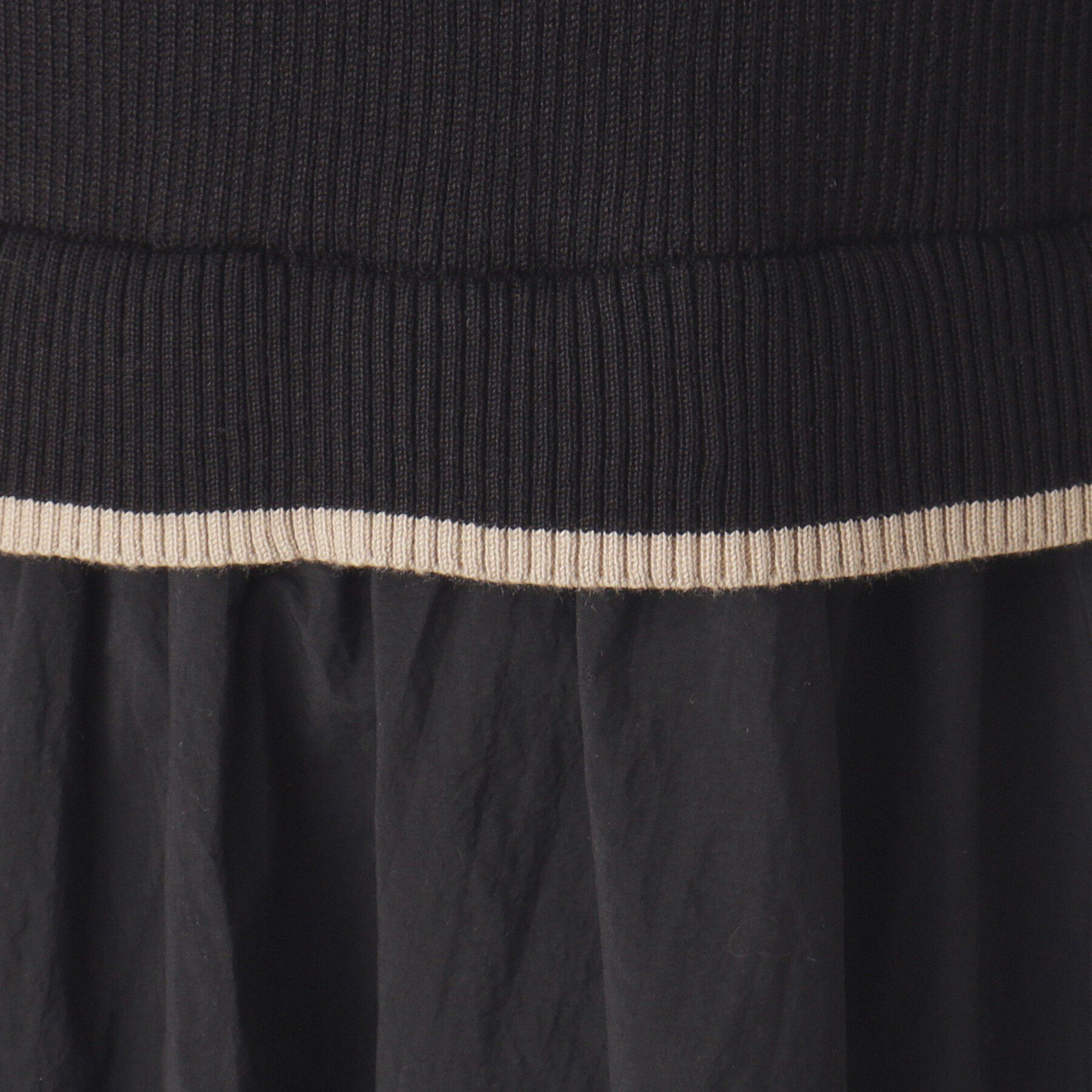 ITS&rsquo;DEMO「【手洗い可／ウエスト総ゴム】ドッキングワンピース」|ワンピース|