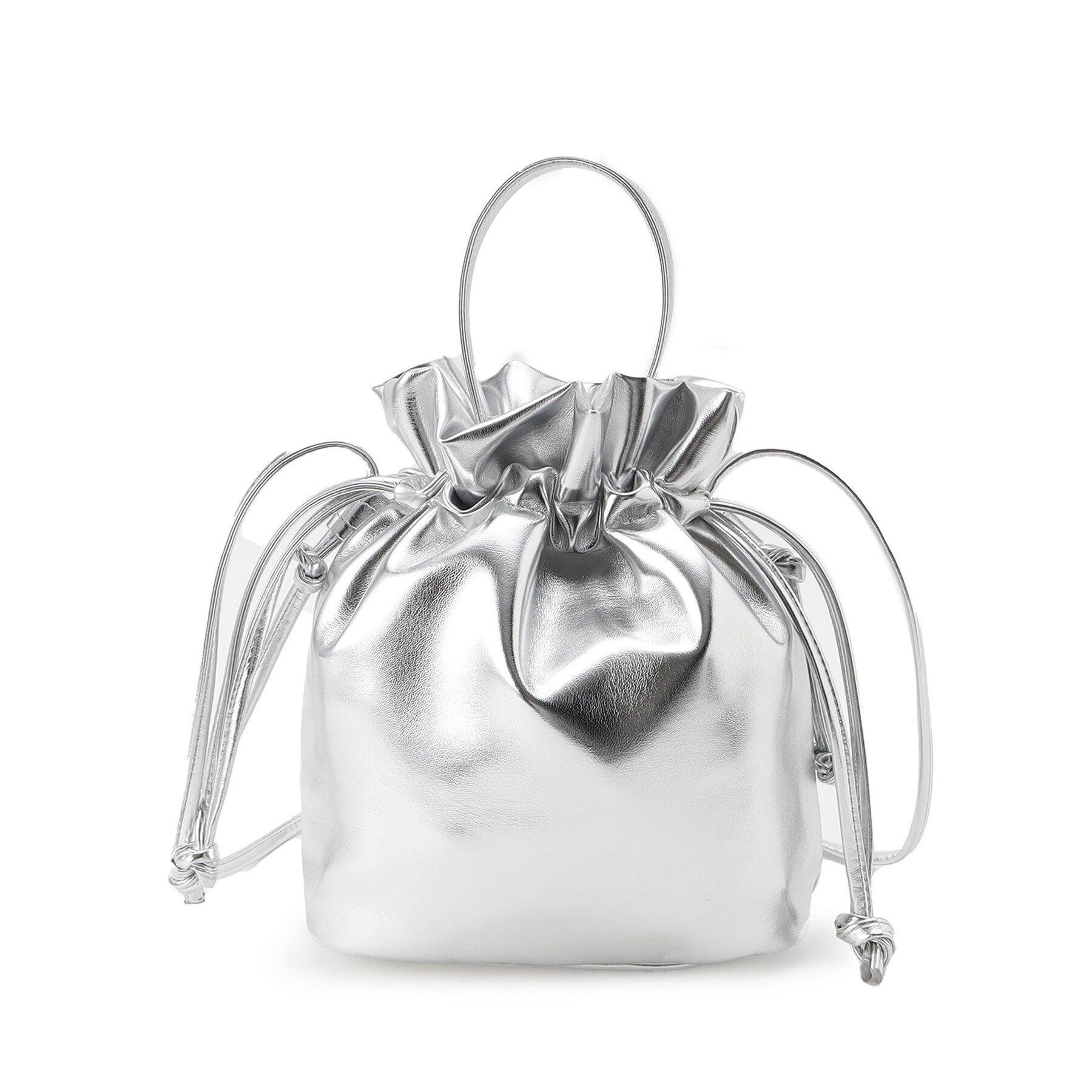 ITS&rsquo;DEMO「メタリック巾着2WAYショルダー」|ショルダー・メッセンジャー|