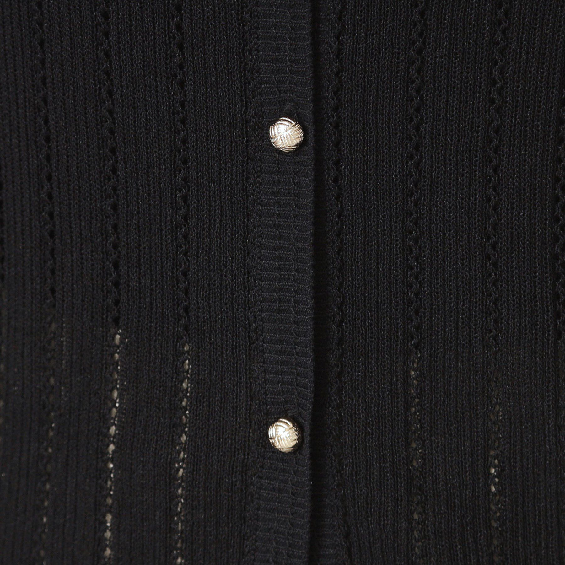 ITS&rsquo;DEMO「【手洗い可】透かし編みクルーカーデ」|カーディガン|