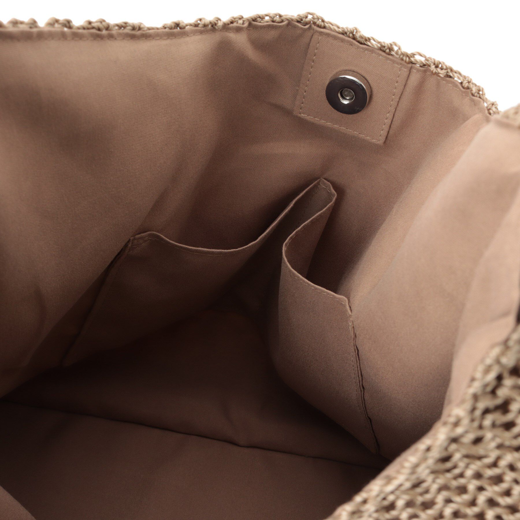 ITS&rsquo;DEMO「コード編みフリルワンハンドルトート」|トートバッグ|