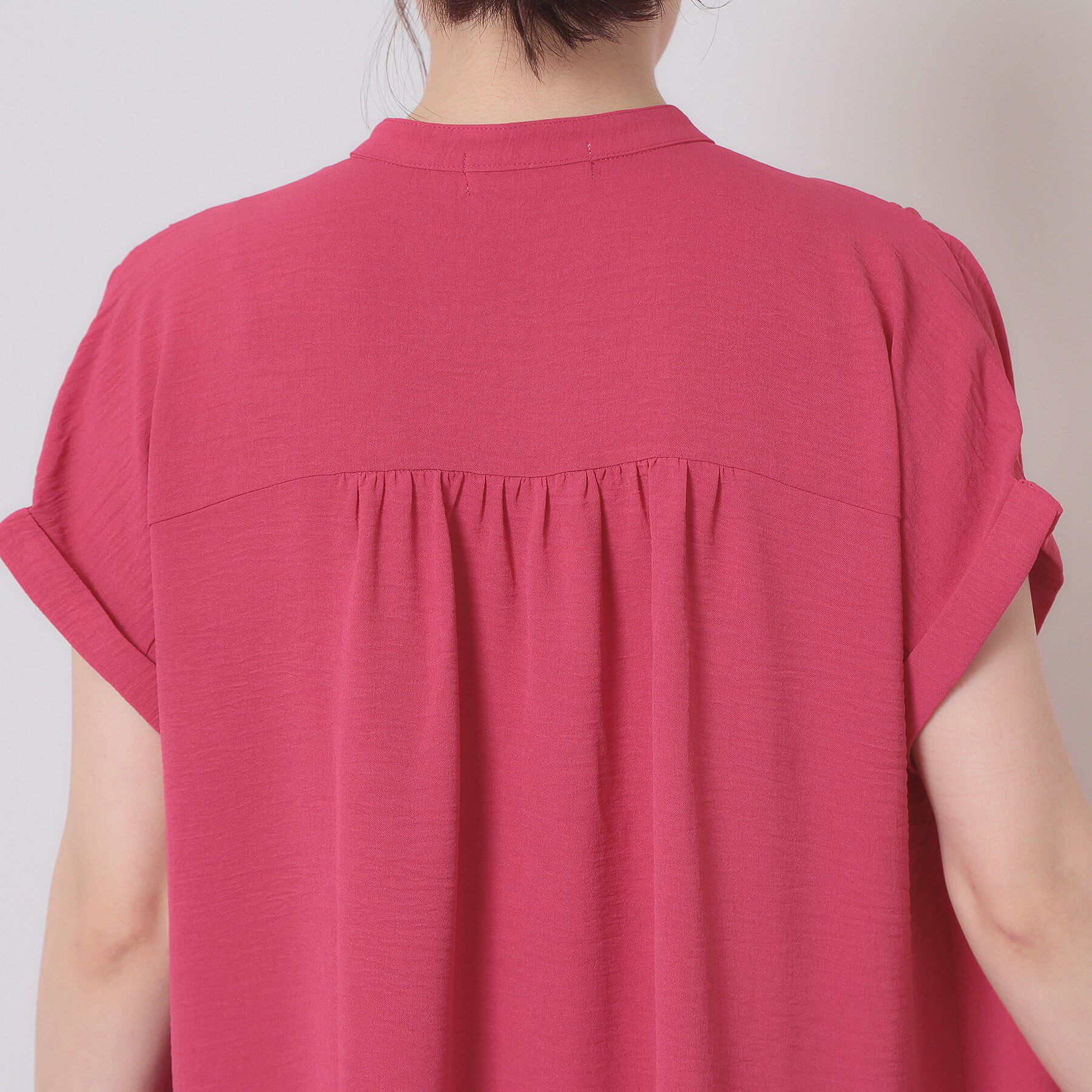 ITS&rsquo;DEMO「【接触冷感／吸水速乾／洗濯機OK】イージーケア前開きワンピース＜ラク服シリーズ＞」|ワンピース|