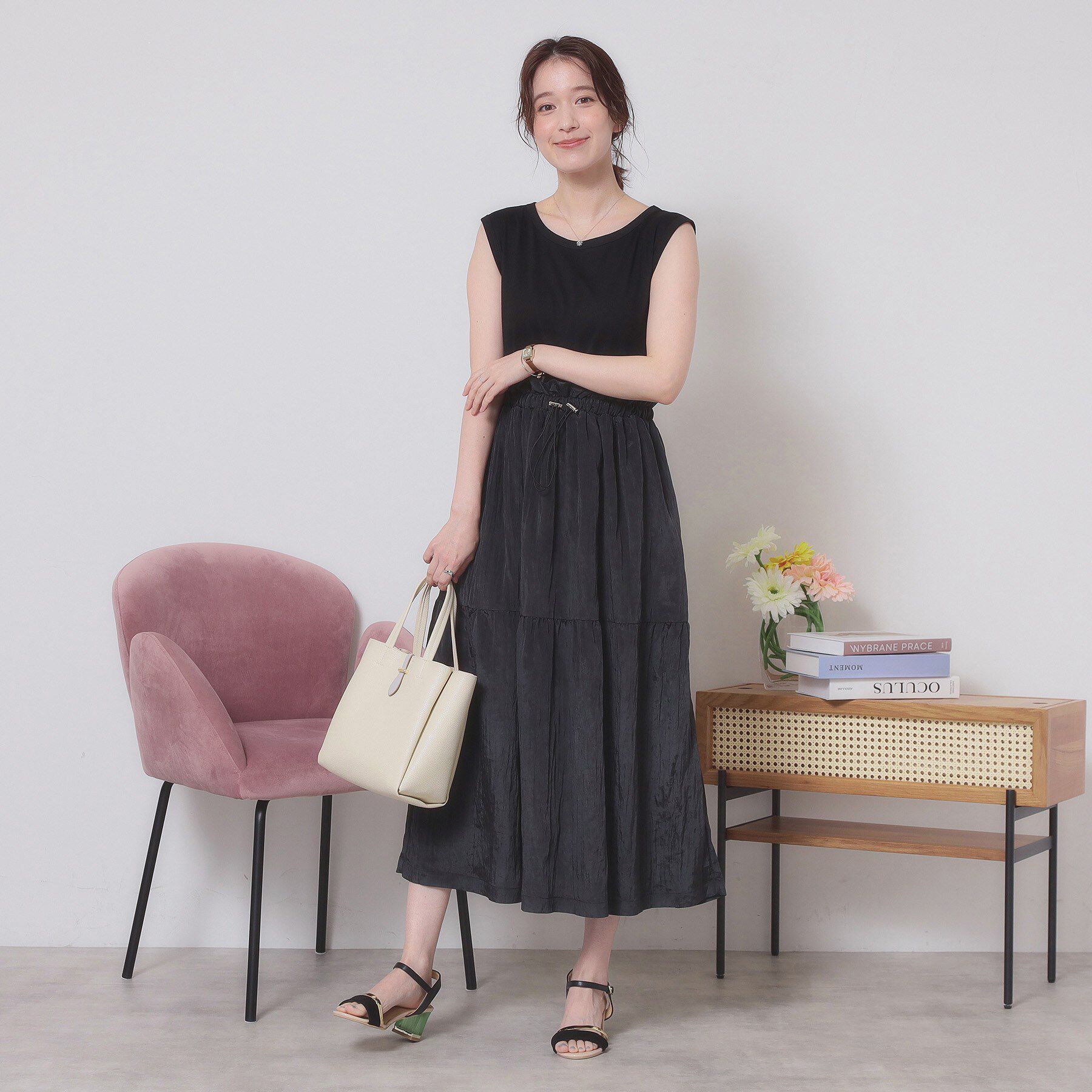 ITS&rsquo;DEMO「ベルト三層ミニトート」|ハンドバッグ|