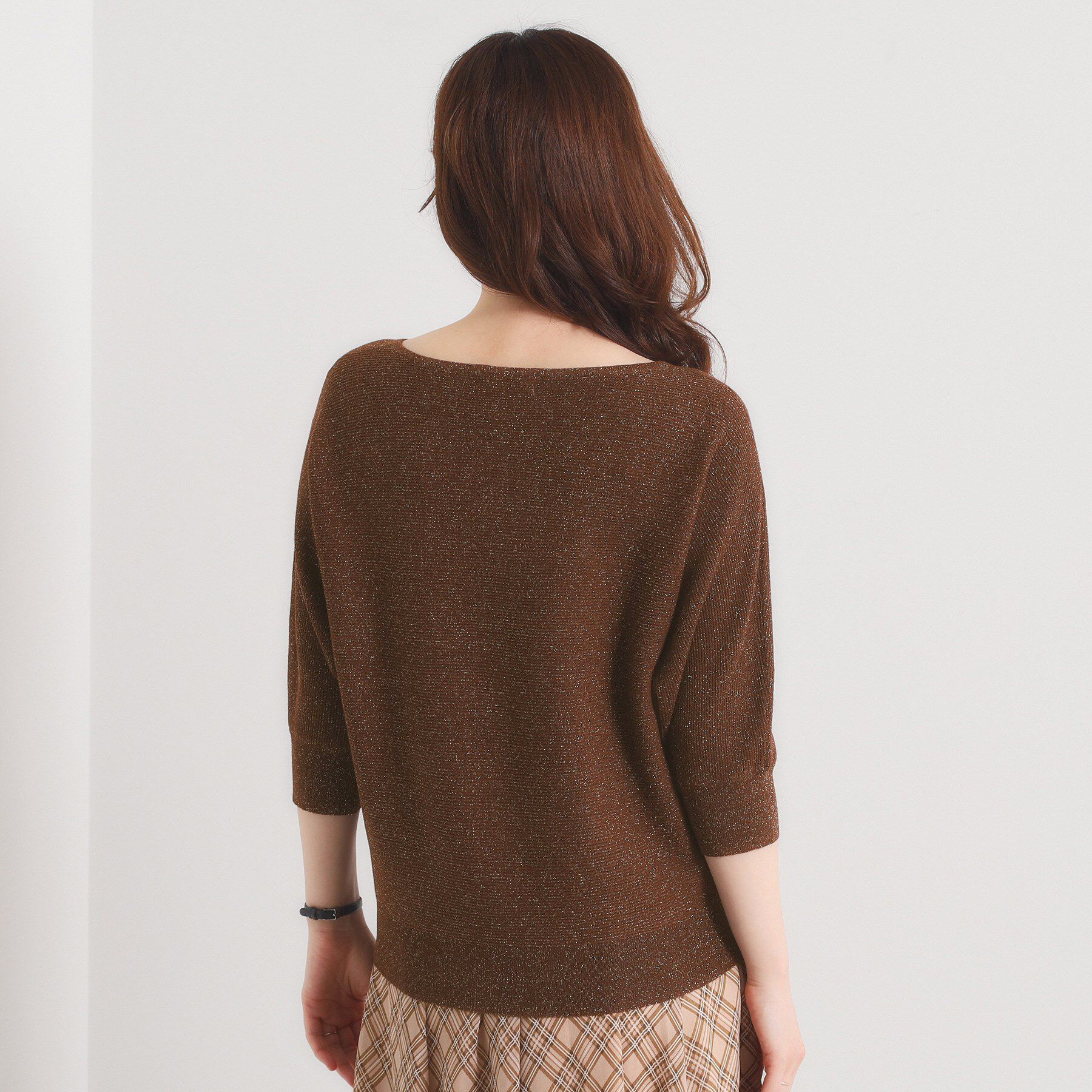 ITS&rsquo;DEMO「【手洗い可】ラメドルマンニット」|ニット・セーター|