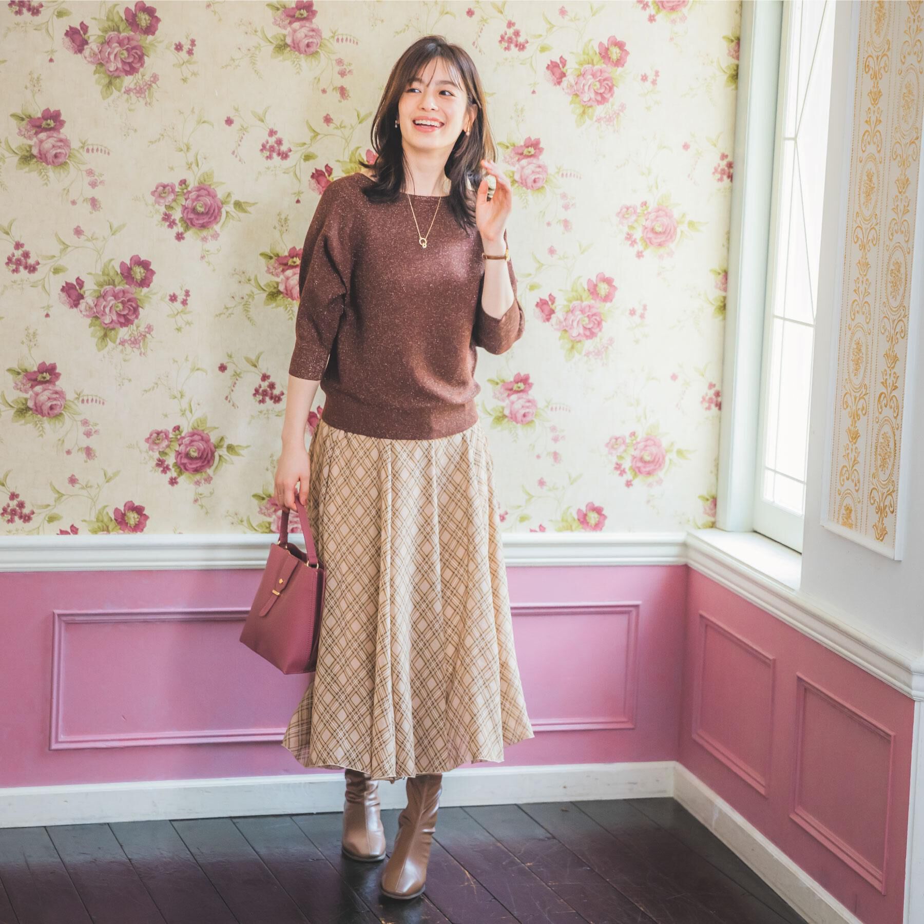 ITS&rsquo;DEMO「【手洗い可】ラメドルマンニット」|ニット・セーター|