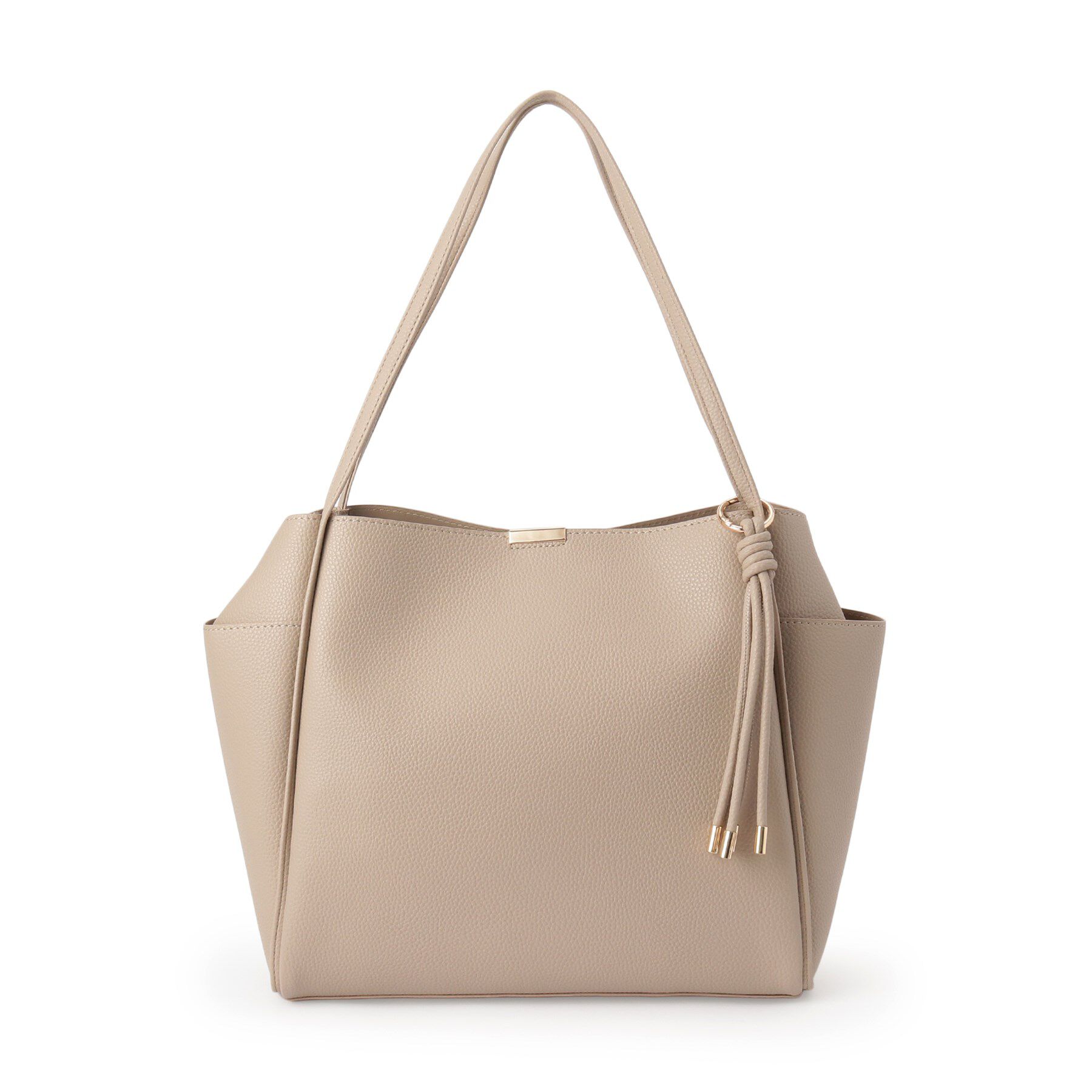 ITS&rsquo;DEMO「【通勤】タッセル付き変形A4トート」|トートバッグ|