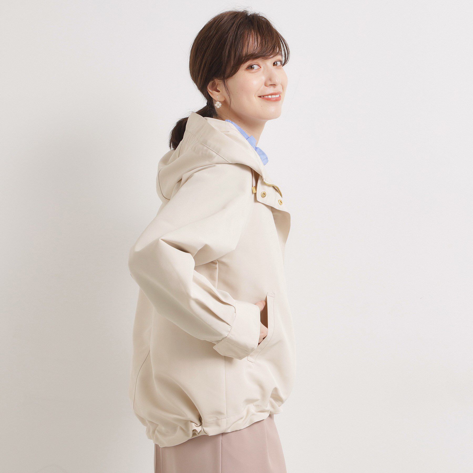 ITS&rsquo;DEMO「【撥水／花粉防止／手洗い可】キルトライナー付きマウンテンパーカー」|ブルゾン・スタジャン|