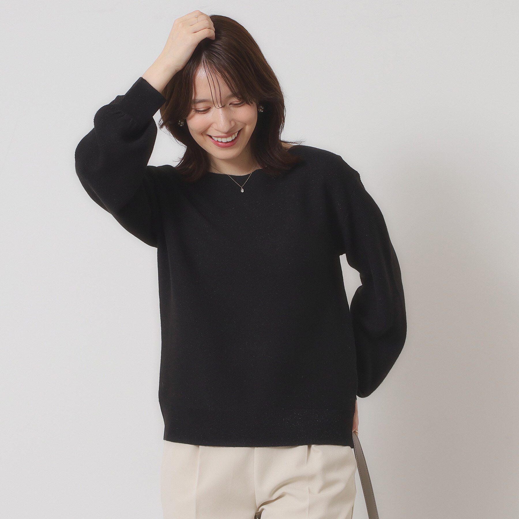 ITS&rsquo;DEMO「【手洗い可】ラメガーターニット」|ニット・セーター|