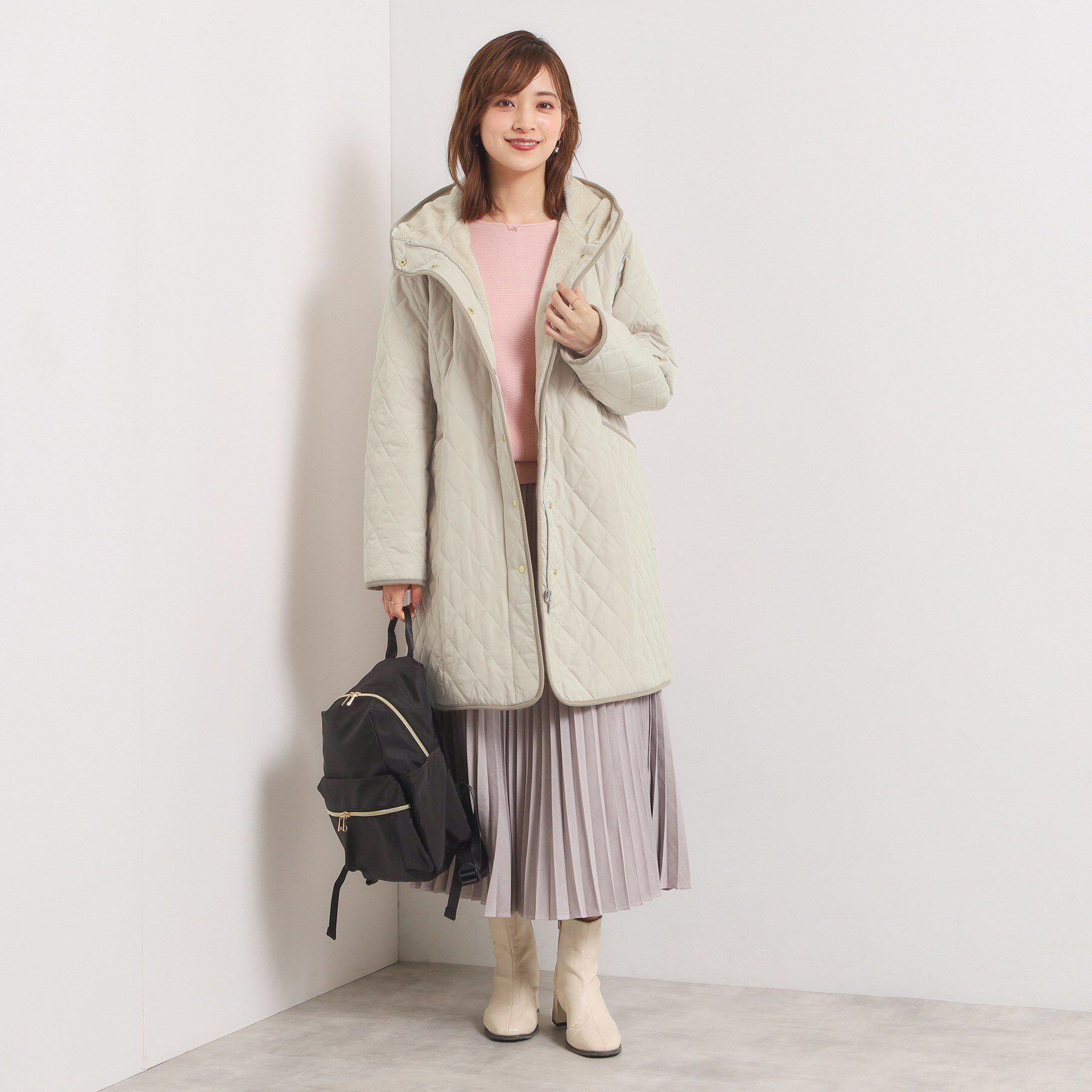 ITS&rsquo;DEMO「【撥水加工】キルトフードコート」|その他|