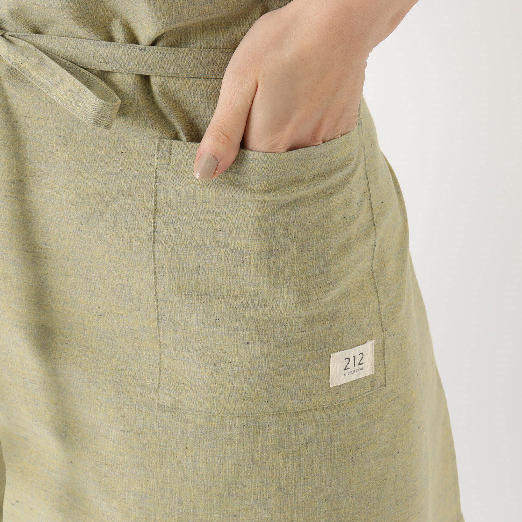 212 KITCHEN STORE「サーキュリック カフェエプロン YE ＜212Kオリジナル＞」|食器・キッチングッズ|