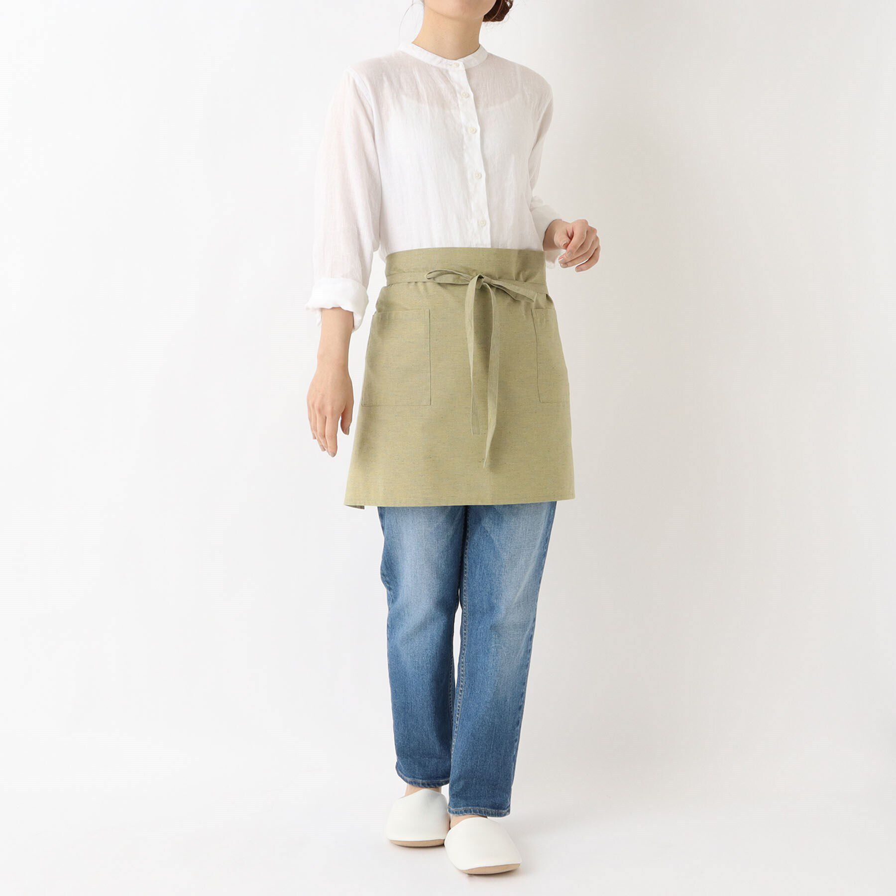 212 KITCHEN STORE「サーキュリック カフェエプロン YE ＜212Kオリジナル＞」|食器・キッチングッズ|