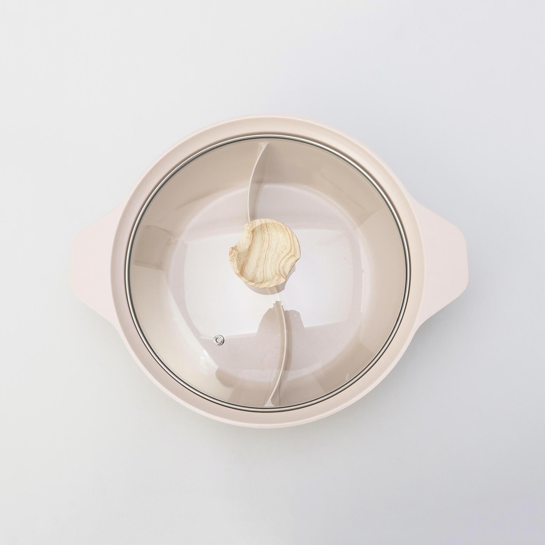 212 KITCHEN STORE「フィオーレ セラミック加工IH対応ガラス蓋付二食鍋26cm」|食器・キッチングッズ|