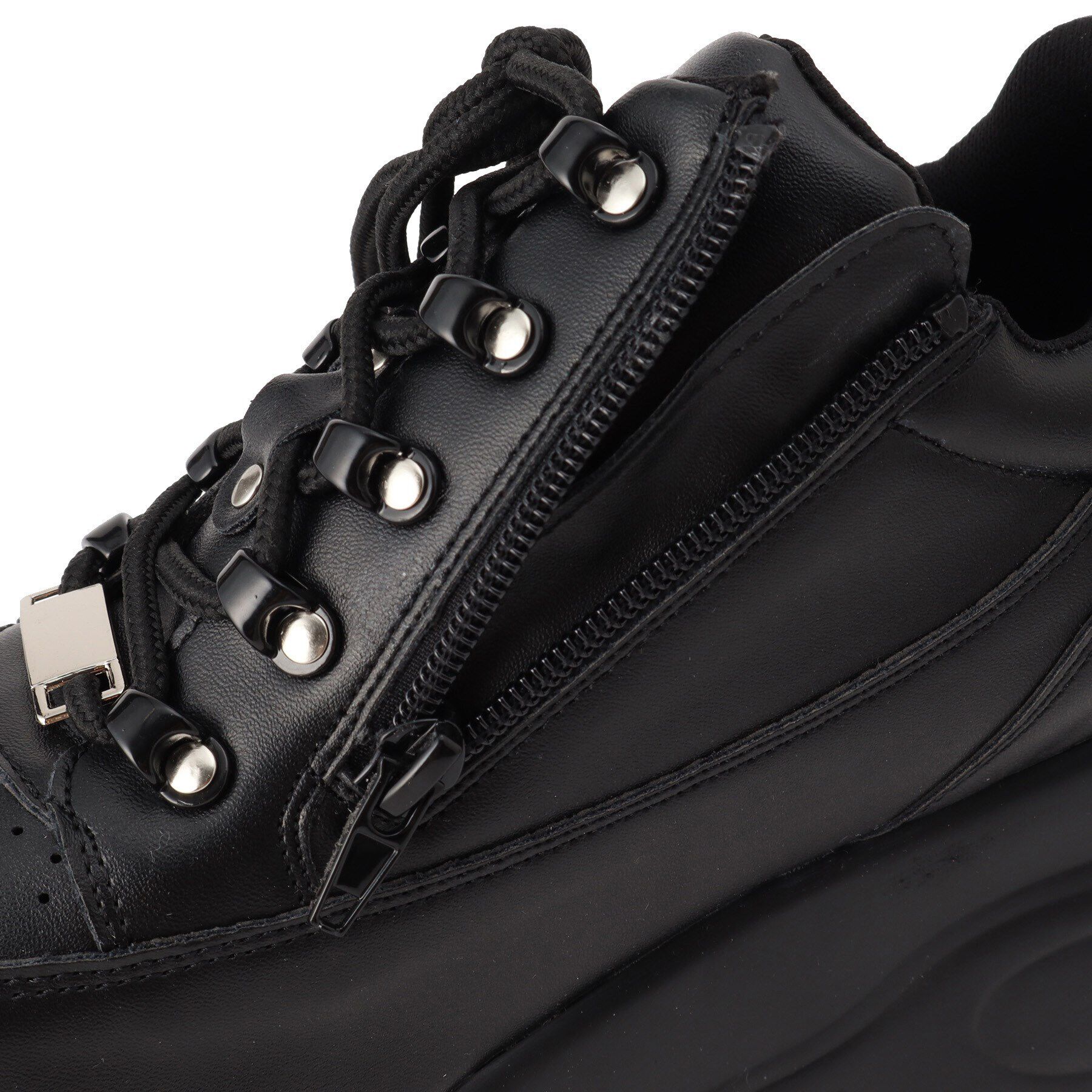 csT&P「＼脱ぎ履きしやすい／ファスナー付厚底スニーカー」|スニーカー|