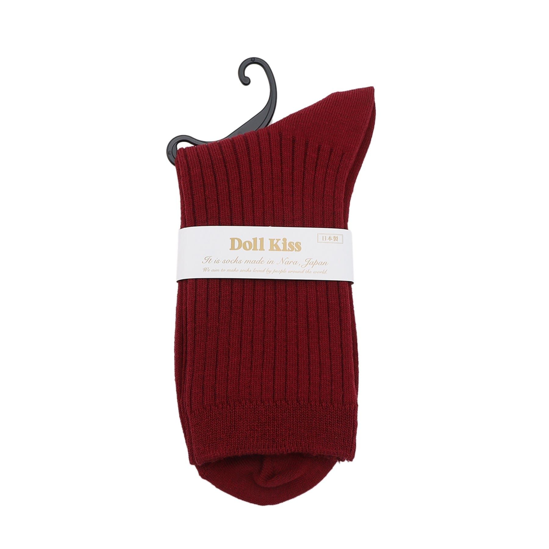 Doll Kiss「10色展開リブスニーカー丈ソックス」|ソックス|ﾜｲﾝﾚｯﾄﾞ(063)
