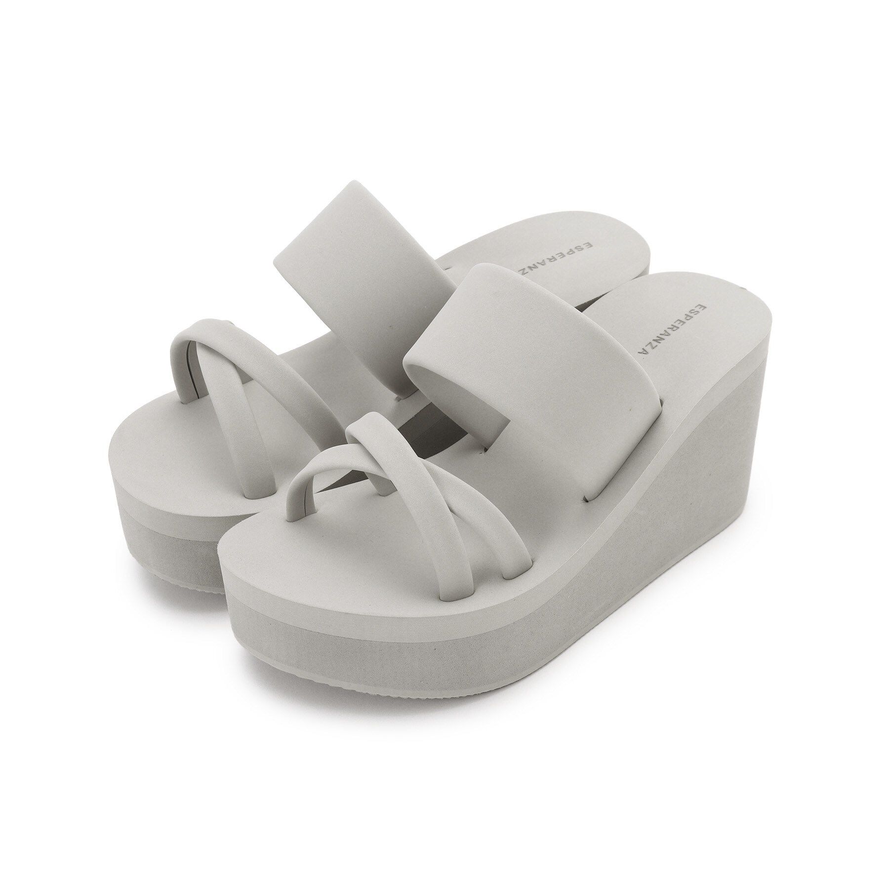 ESPERANZA「やわらか厚底サンダル」|サンダル|ｸﾞﾚｰ(912)