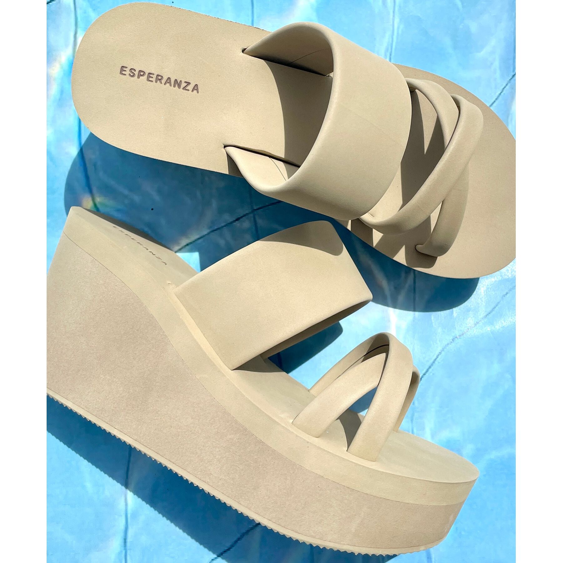 ESPERANZA「やわらか厚底サンダル」|サンダル|
