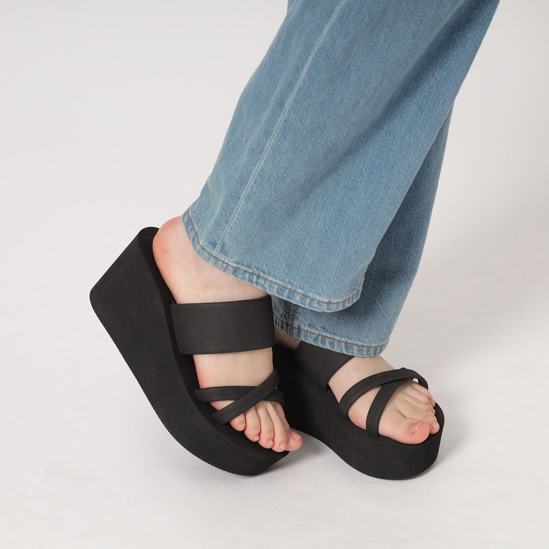 ESPERANZA「やわらか厚底サンダル」|サンダル|