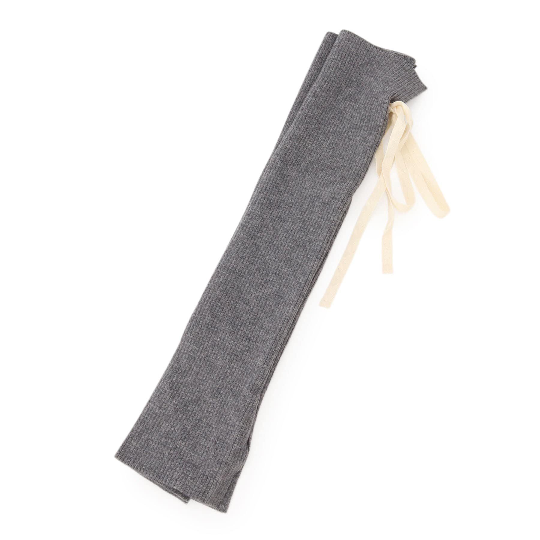 ESPERANZA「バレエコアリボン付きレッグウォーマー」|レッグウォーマー|グレー(312)