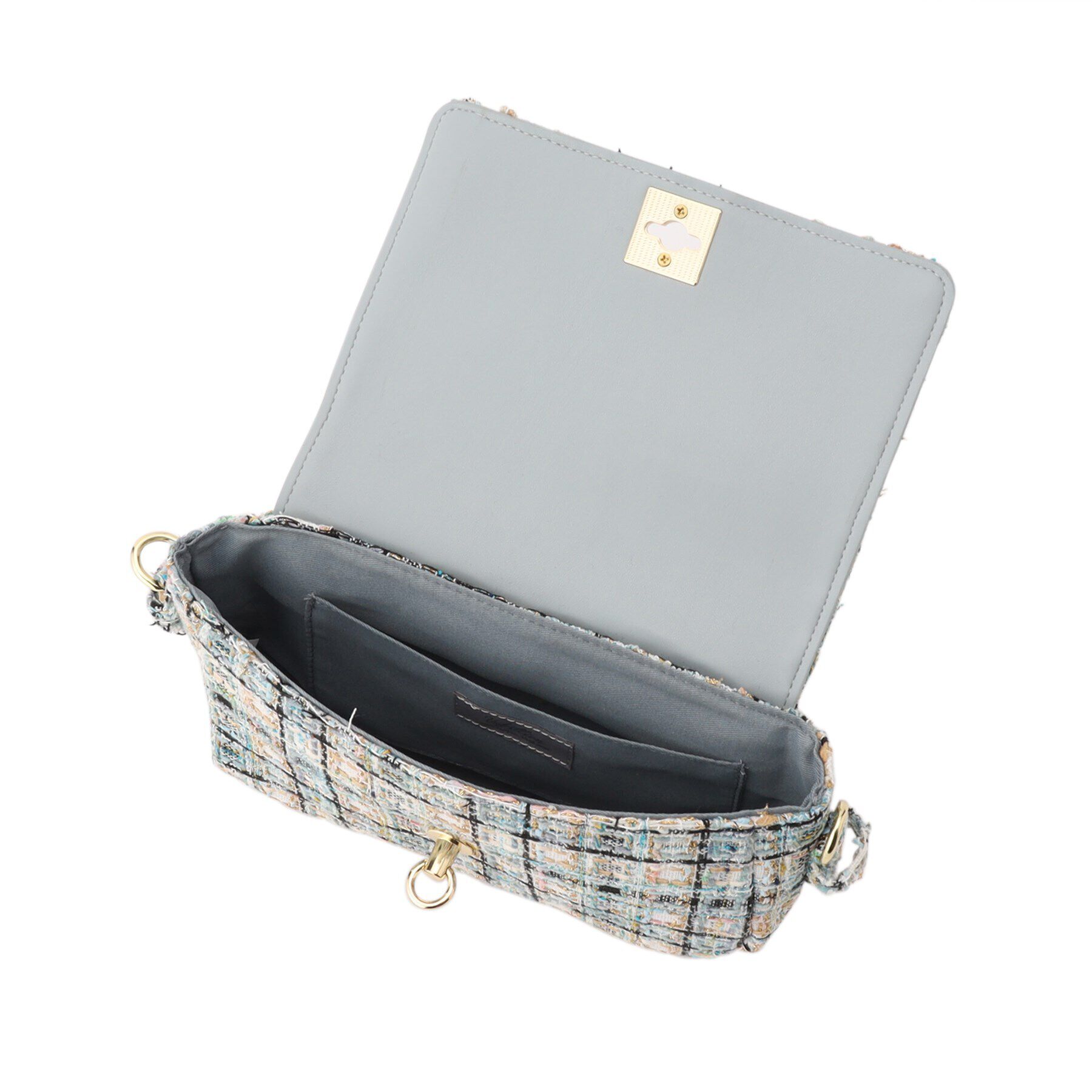 ESPERANZA「ツイードハンドルフラップショルダー」|ショルダー・メッセンジャー|