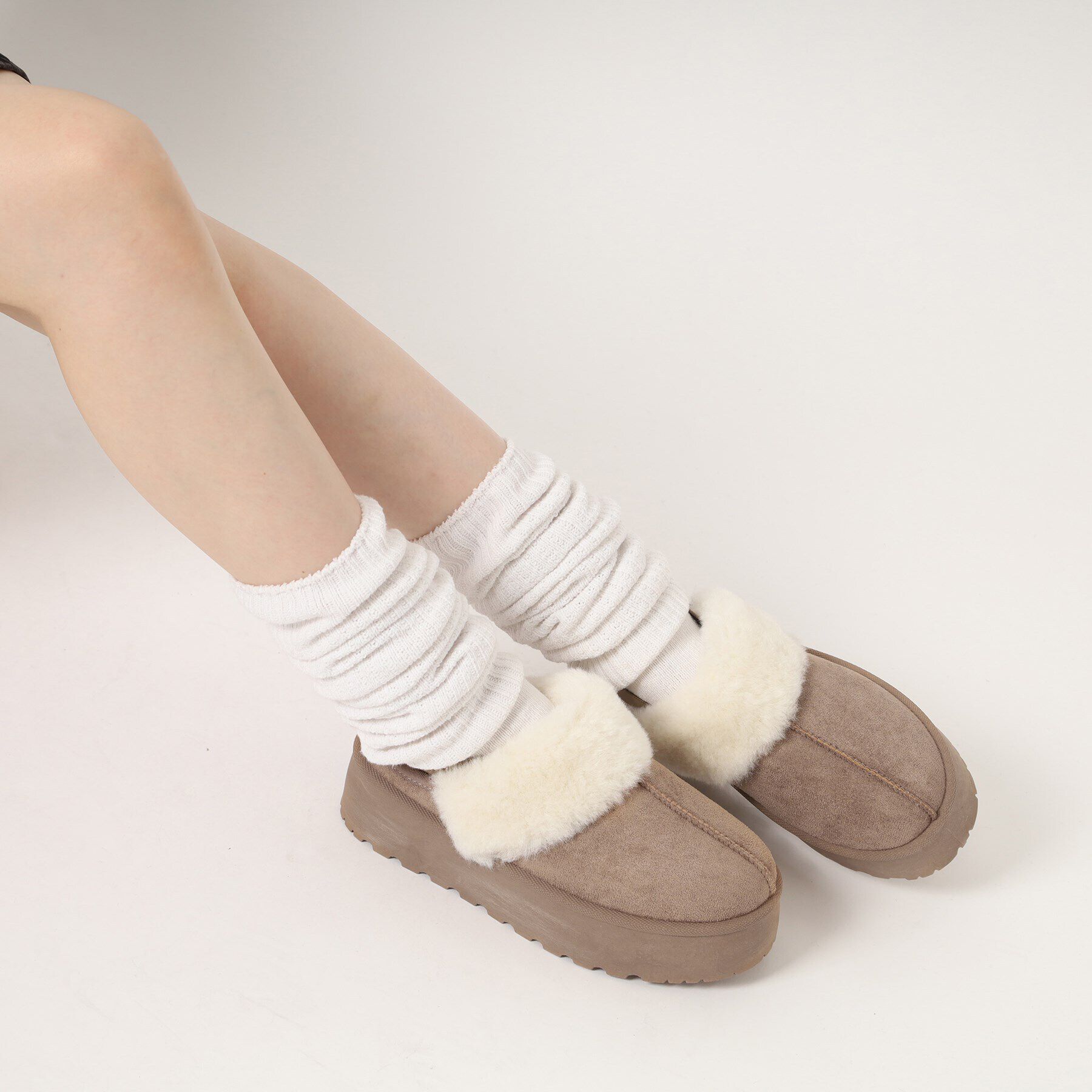 csT&P「厚底ムートンサンダル」|サンダル|