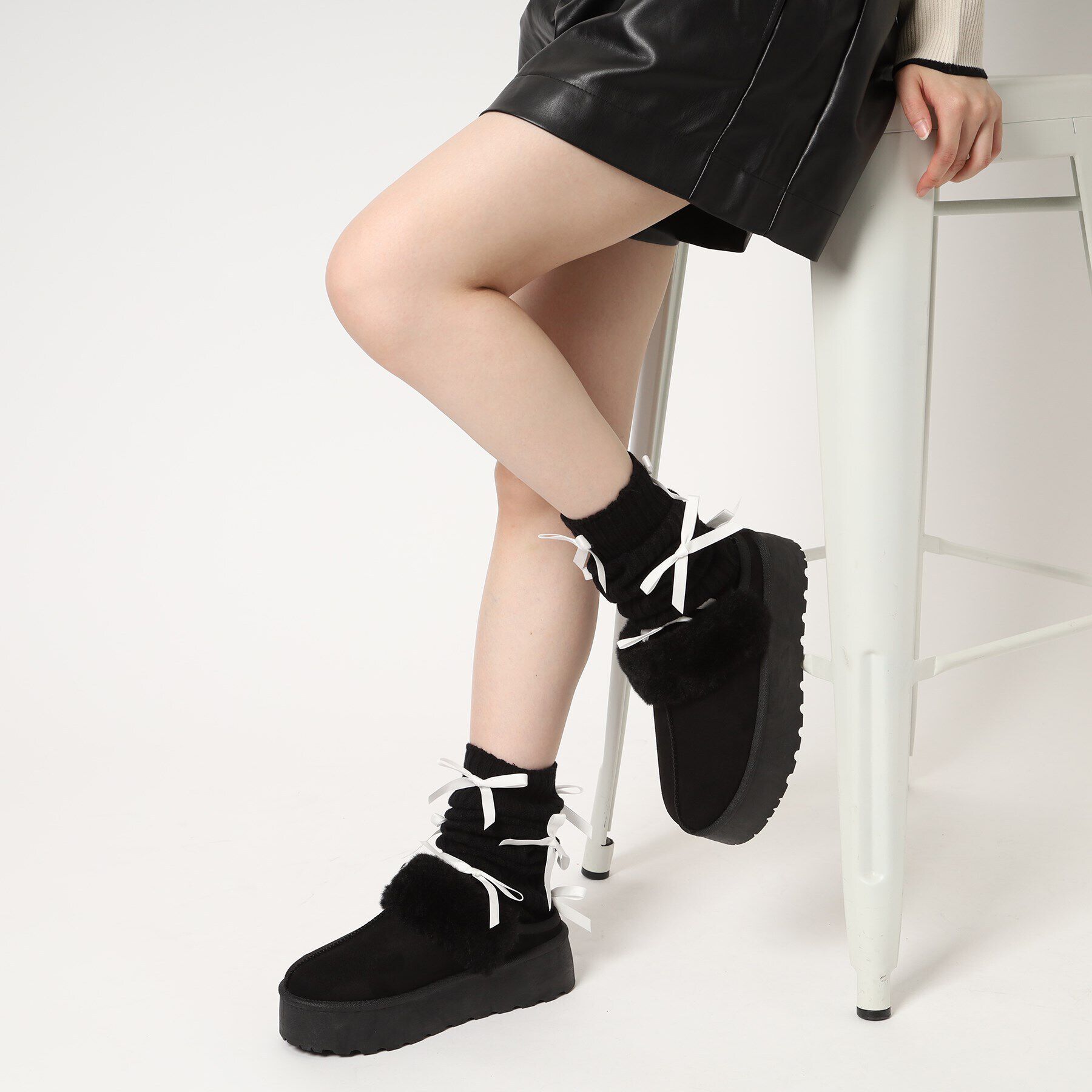 csT&P「厚底ムートンサンダル」|サンダル|