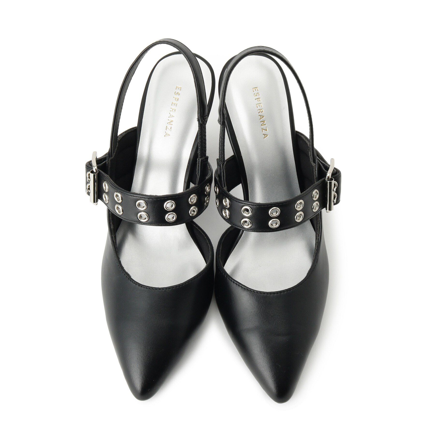 ESPERANZA「グロメットバックストラップパンプス」|パンプス|
